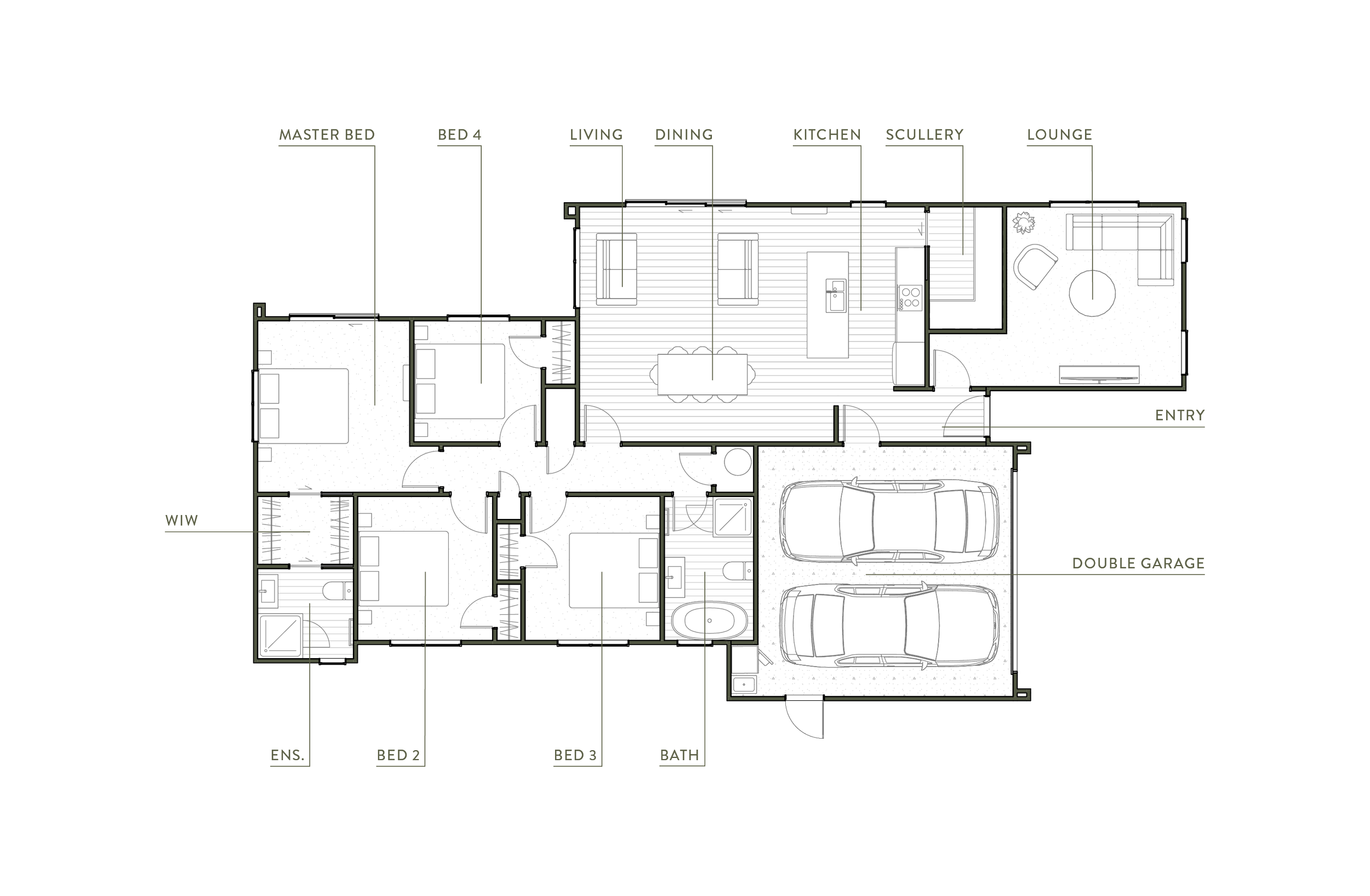 Kowhai v3 - Floor Plan- Maymorn Farm