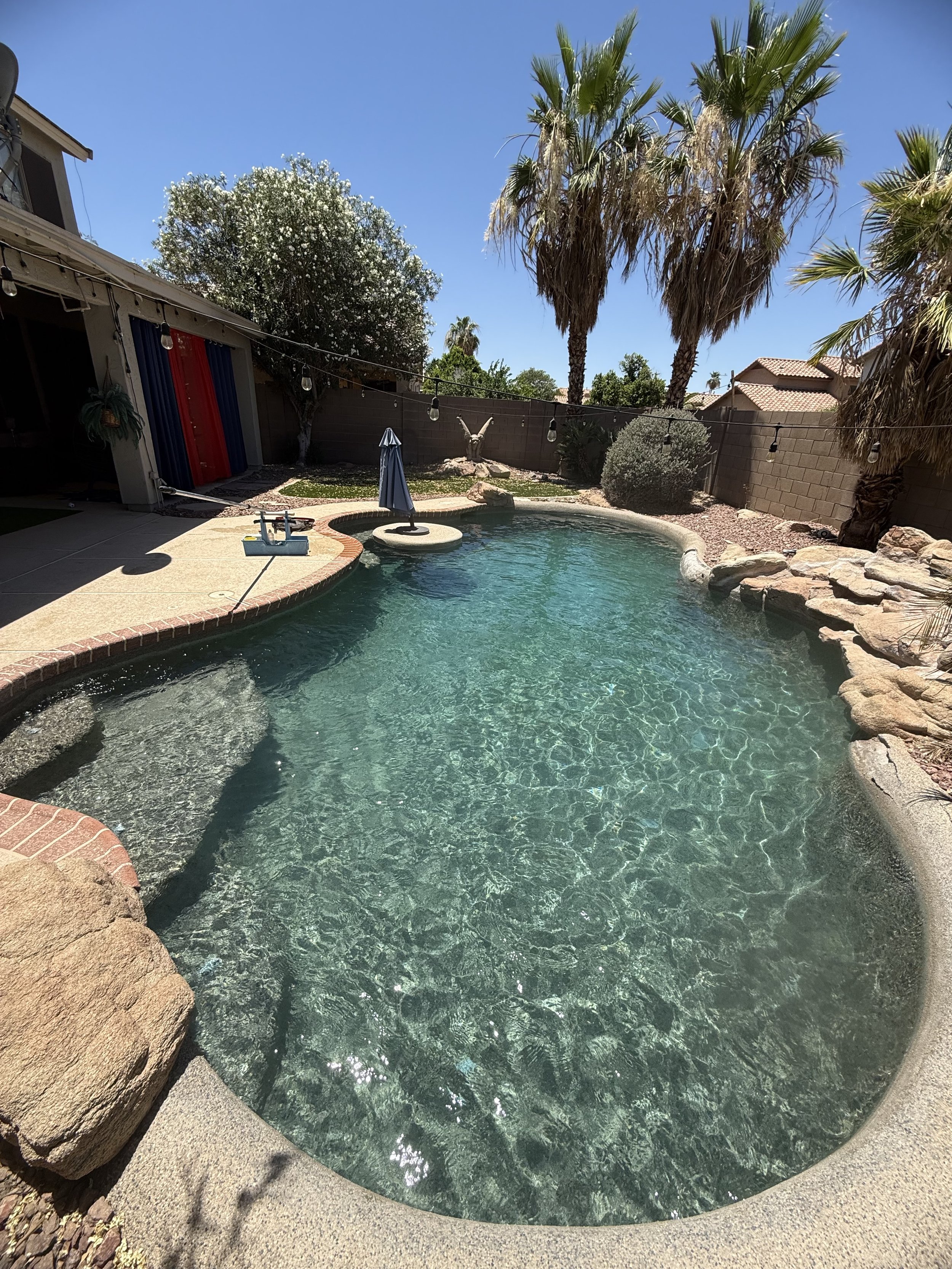 CLEAN POOL - AFTER MANTA