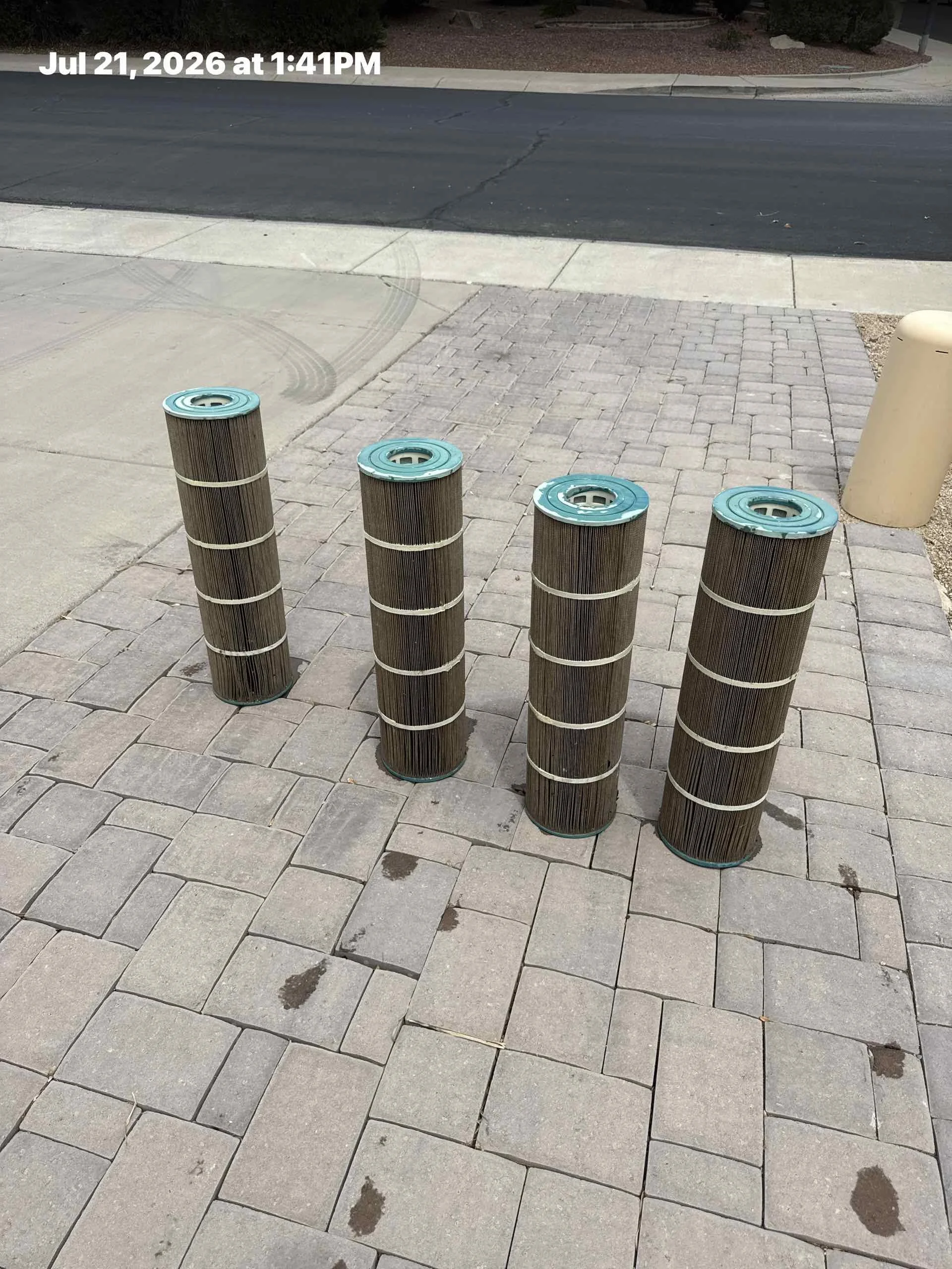 Dirty Filters (Before Cleaning)