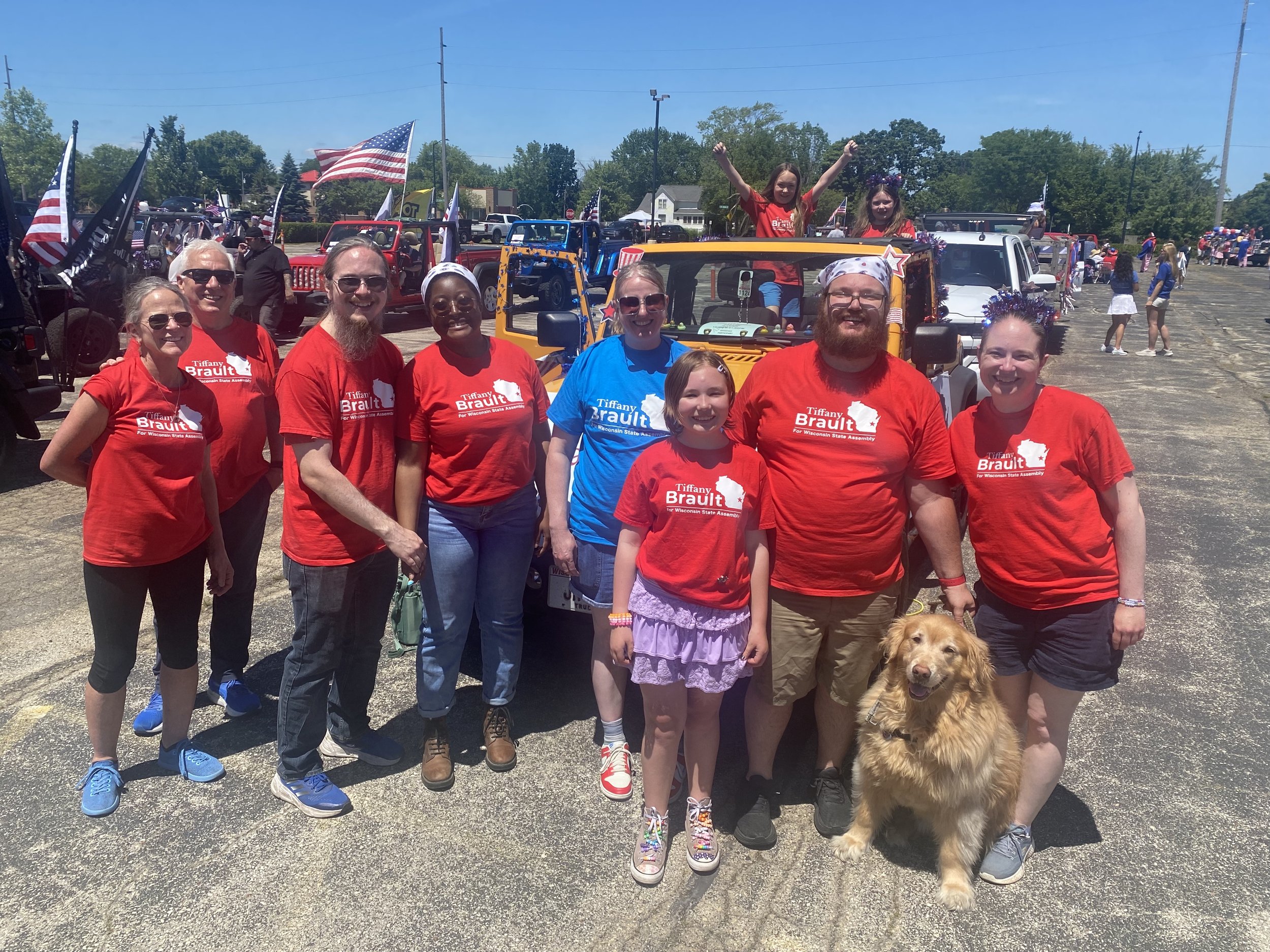 At Fond du Lac's America 250 Parade