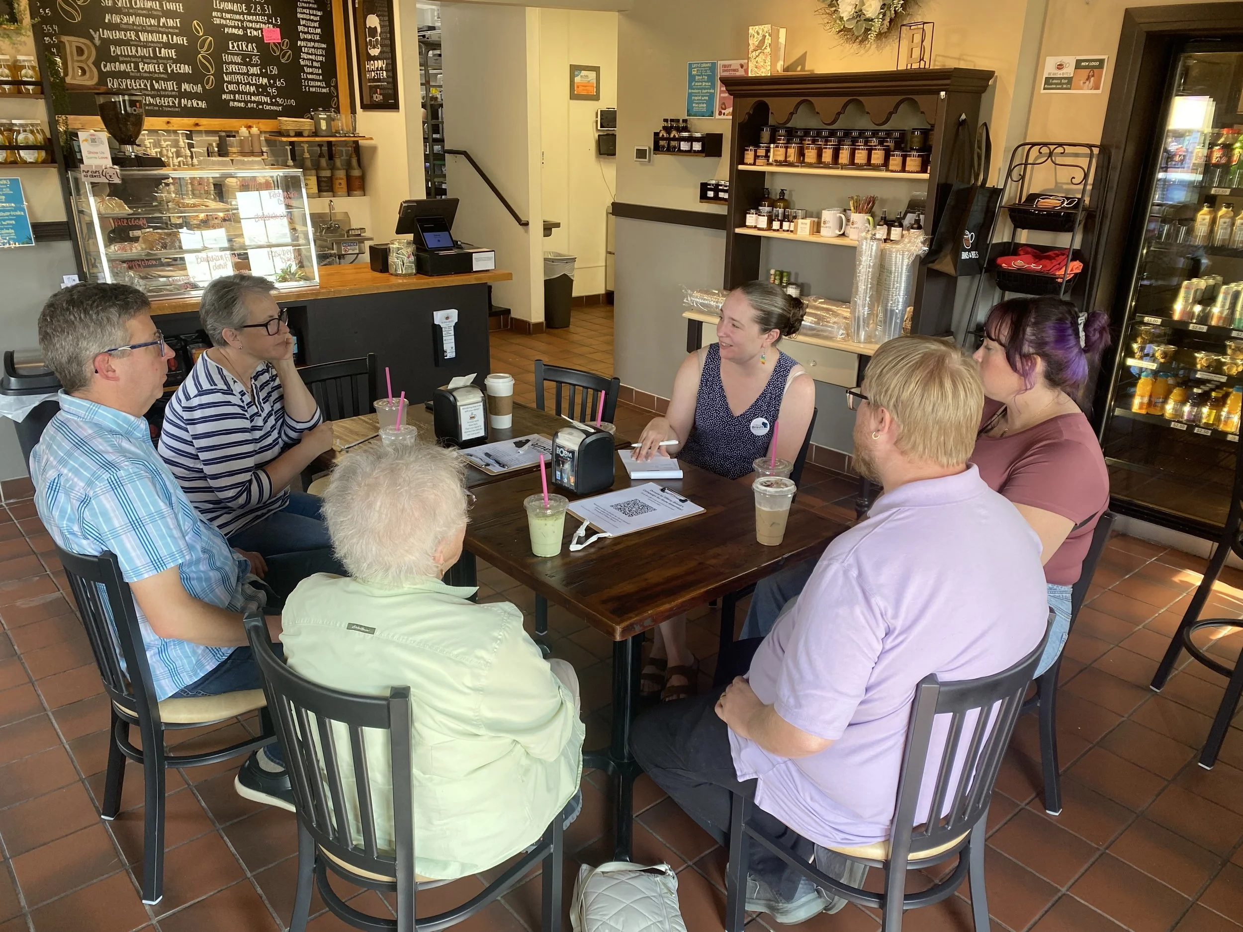 Tiffany Brault discusses issues like housing and data centers with voters