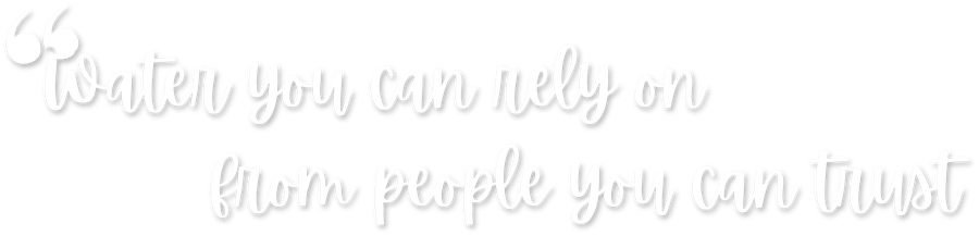H2O Pty Ltd tagline: water you can rely on, from people you can trust