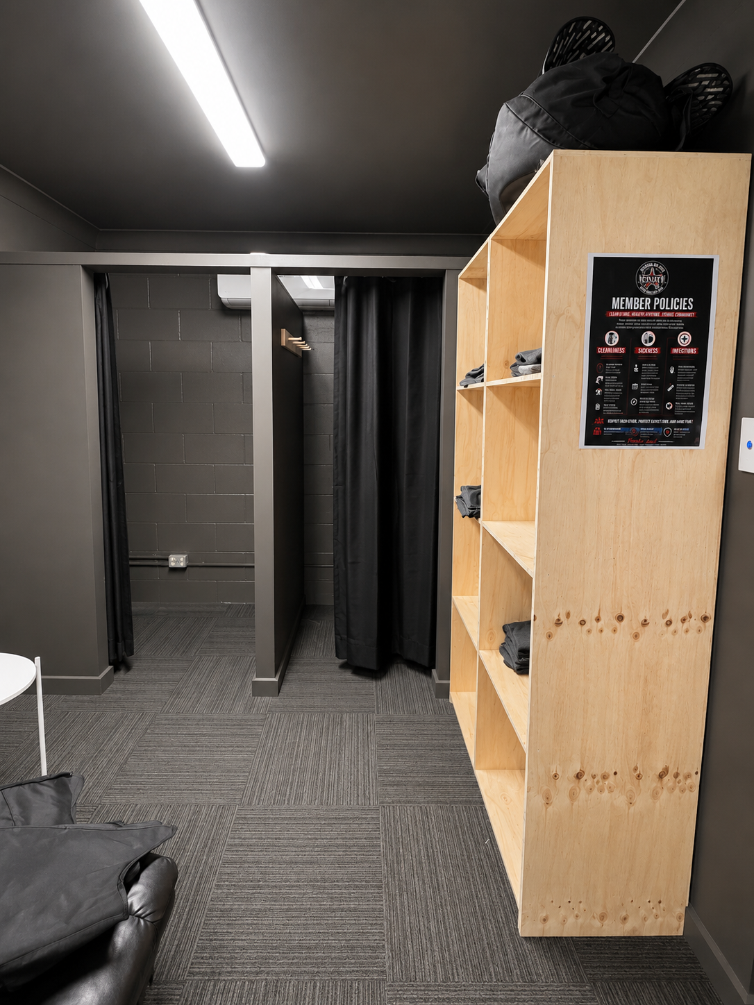 change rooms