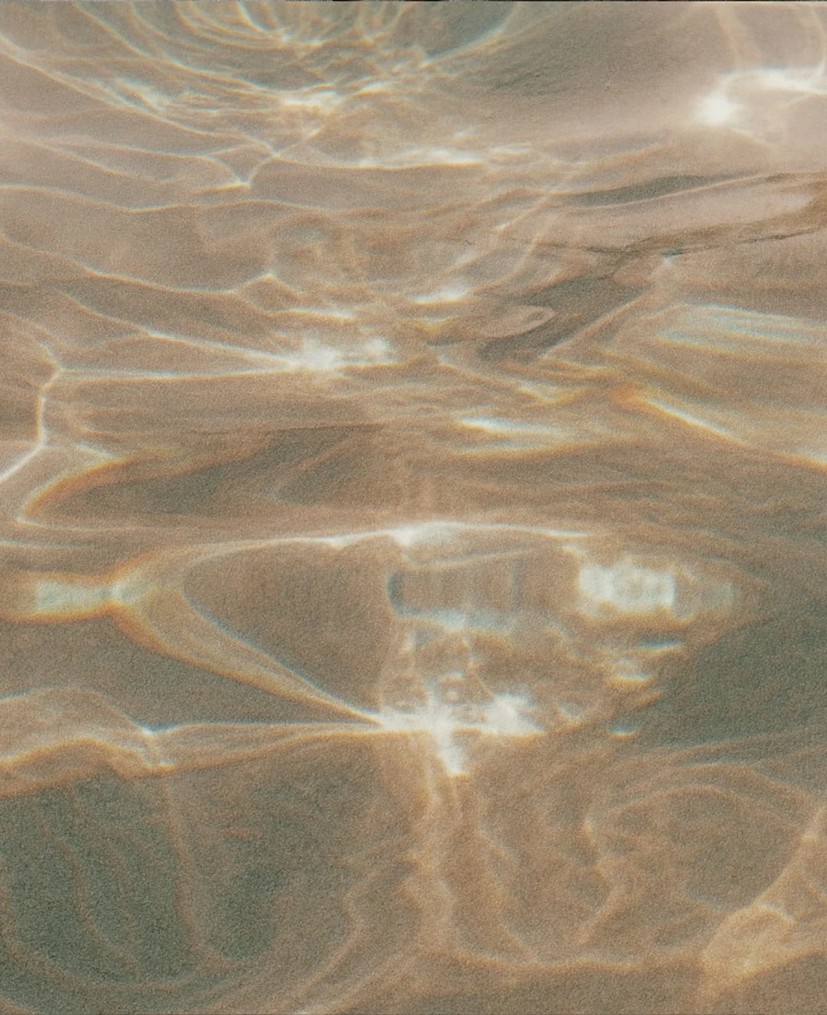 Abstract image of light reflecting of clear water