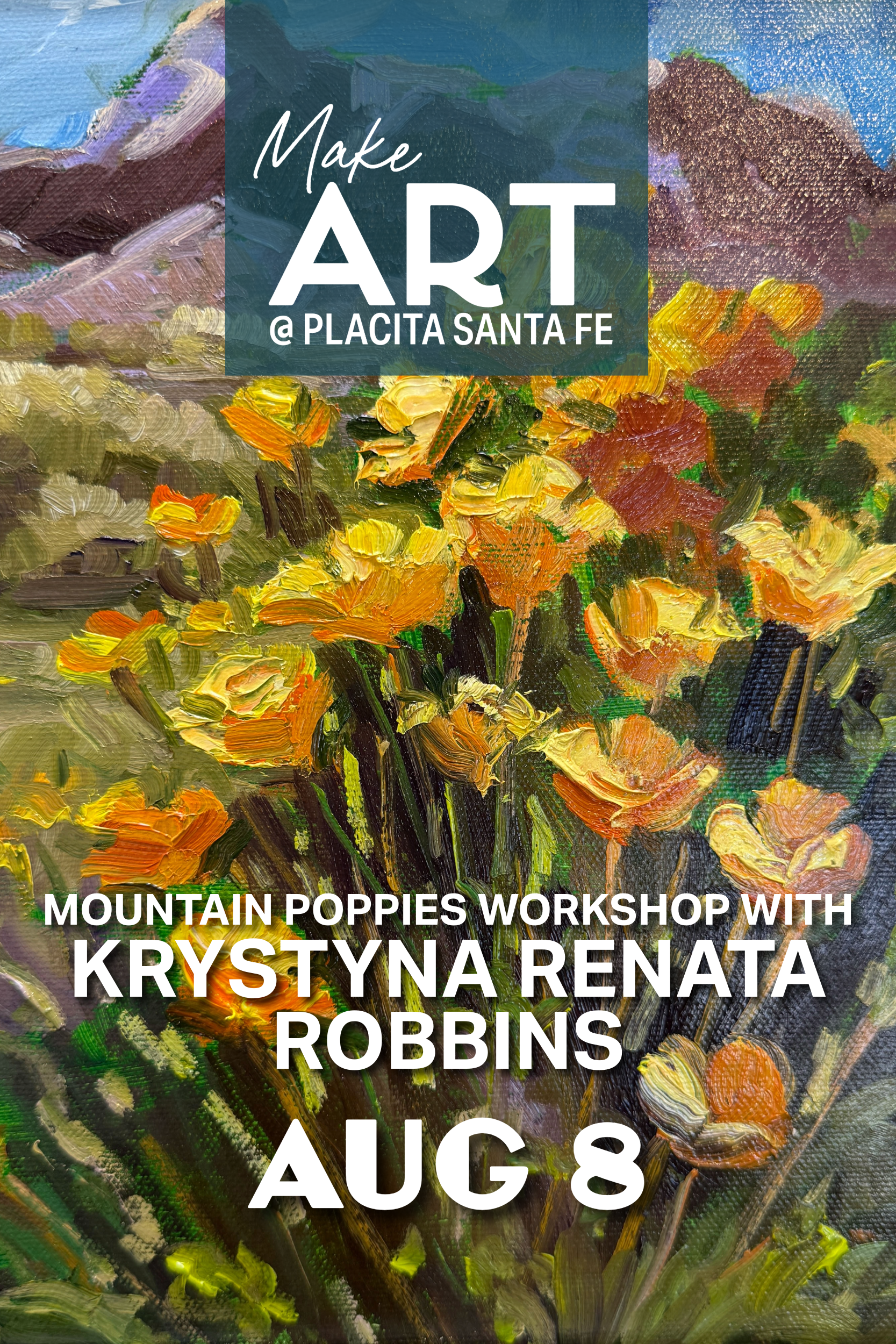 Aug 8—Oil Painting Workshop with Krystyna Renata Robbins