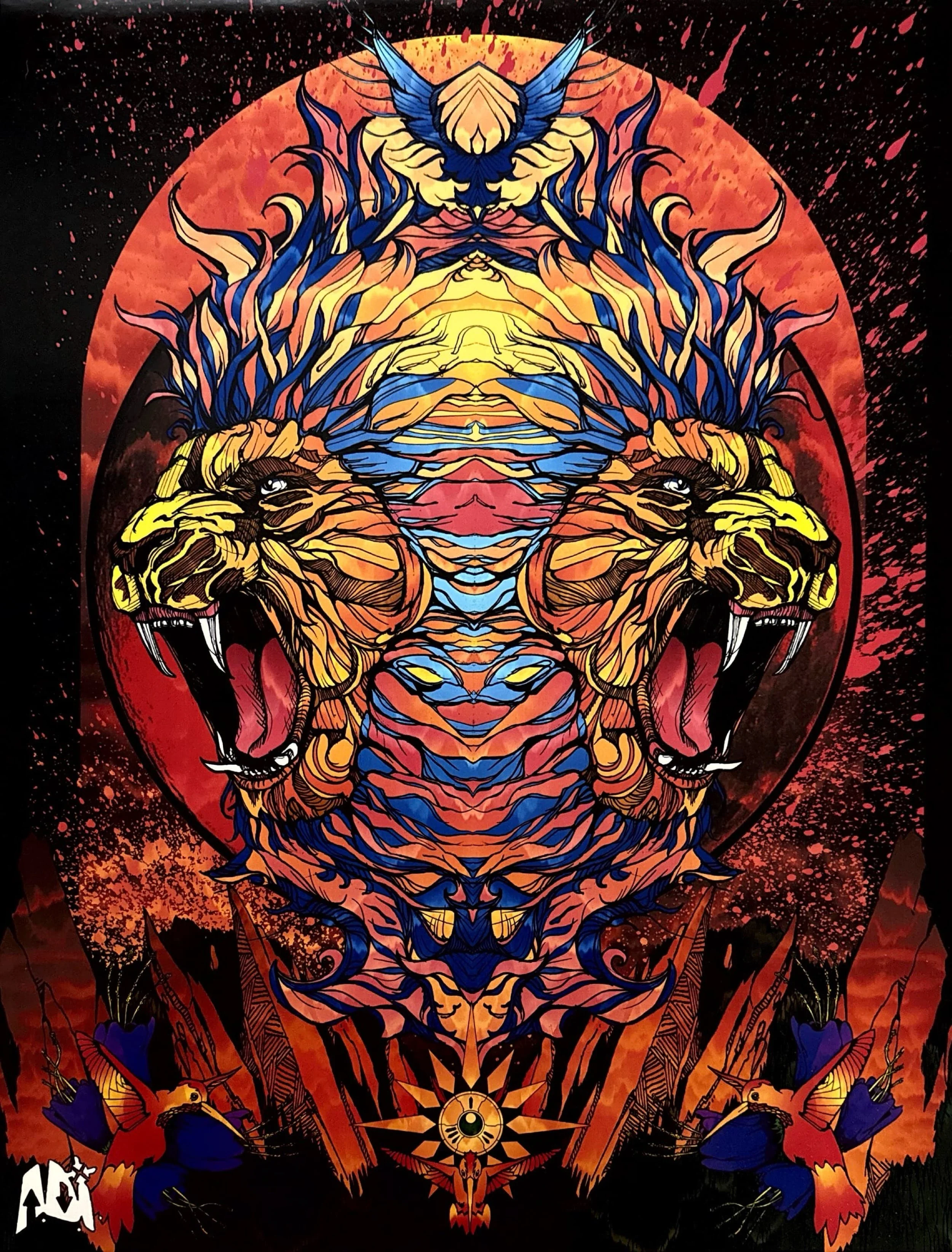 Relentless, two kings, fierce lions