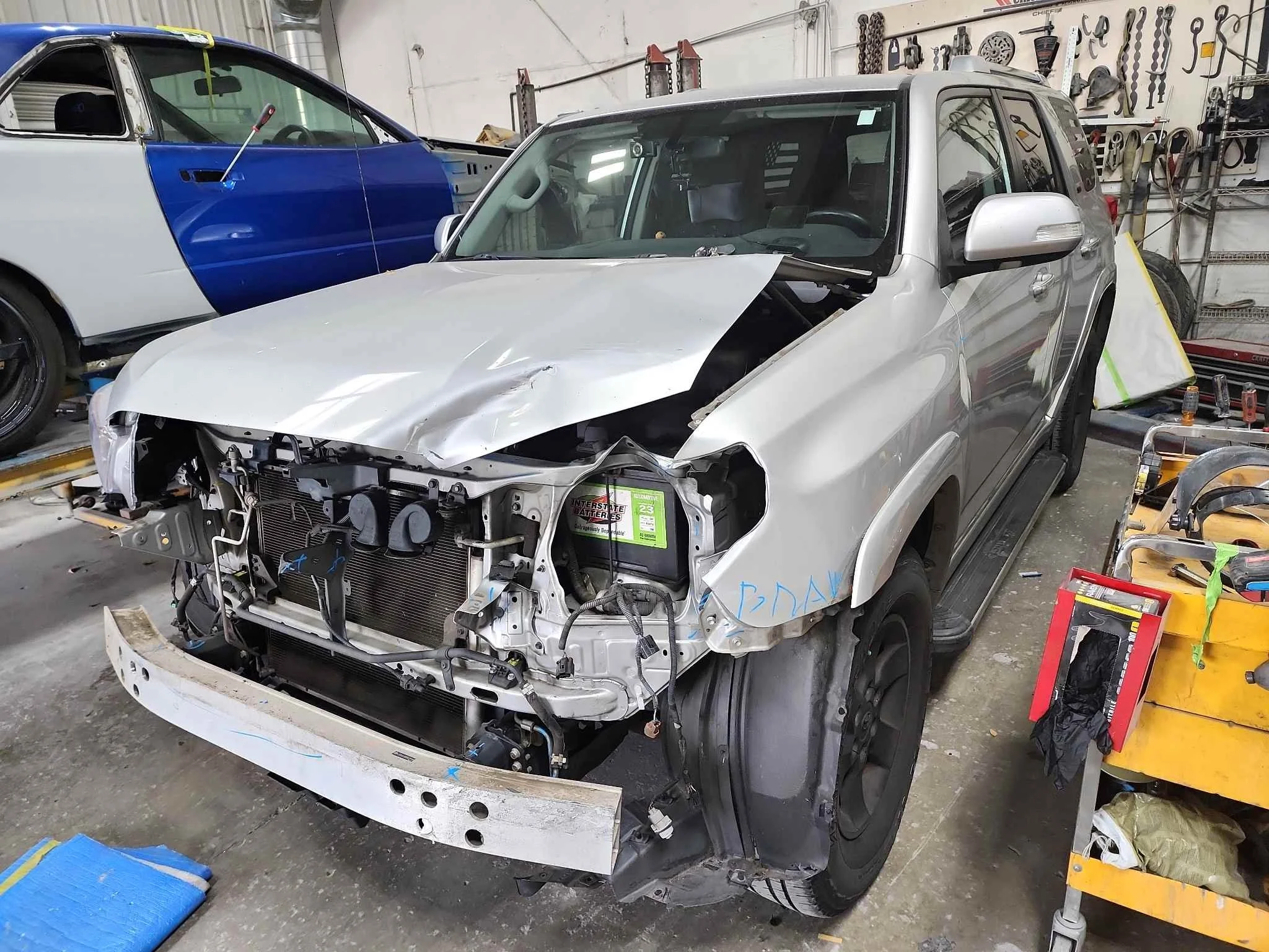 Front end 4runner collision