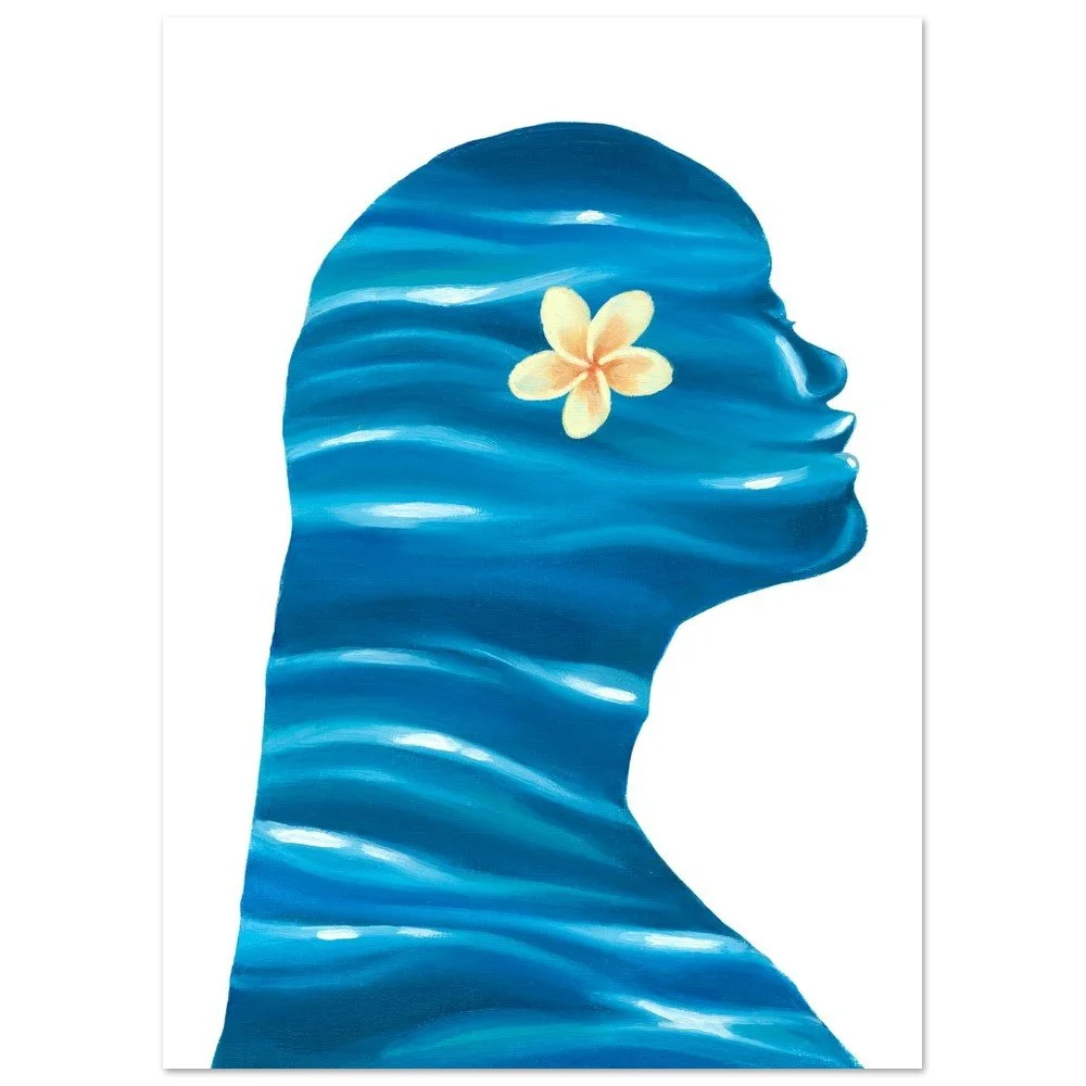 Going with the Flow Fine Art Poster 13x18 cm / 5x7″