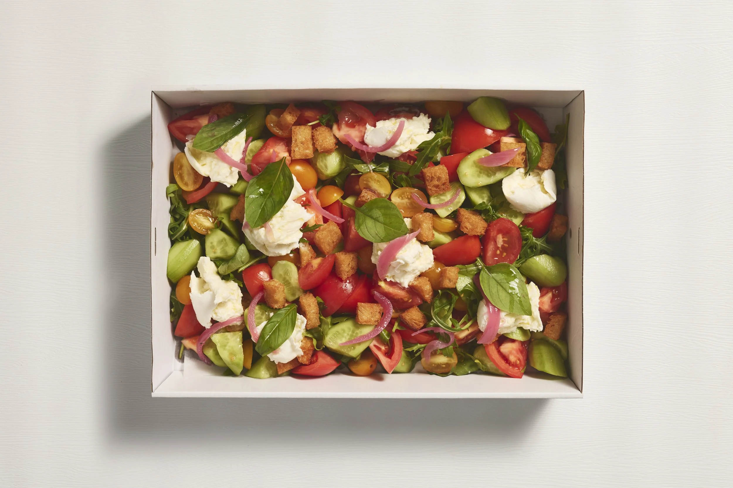 Medium Tomato, Cucumber & Mozzarella Salad
