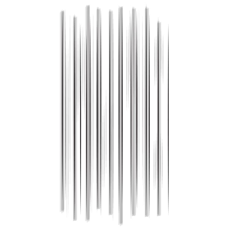 Line drawing of character timber grain