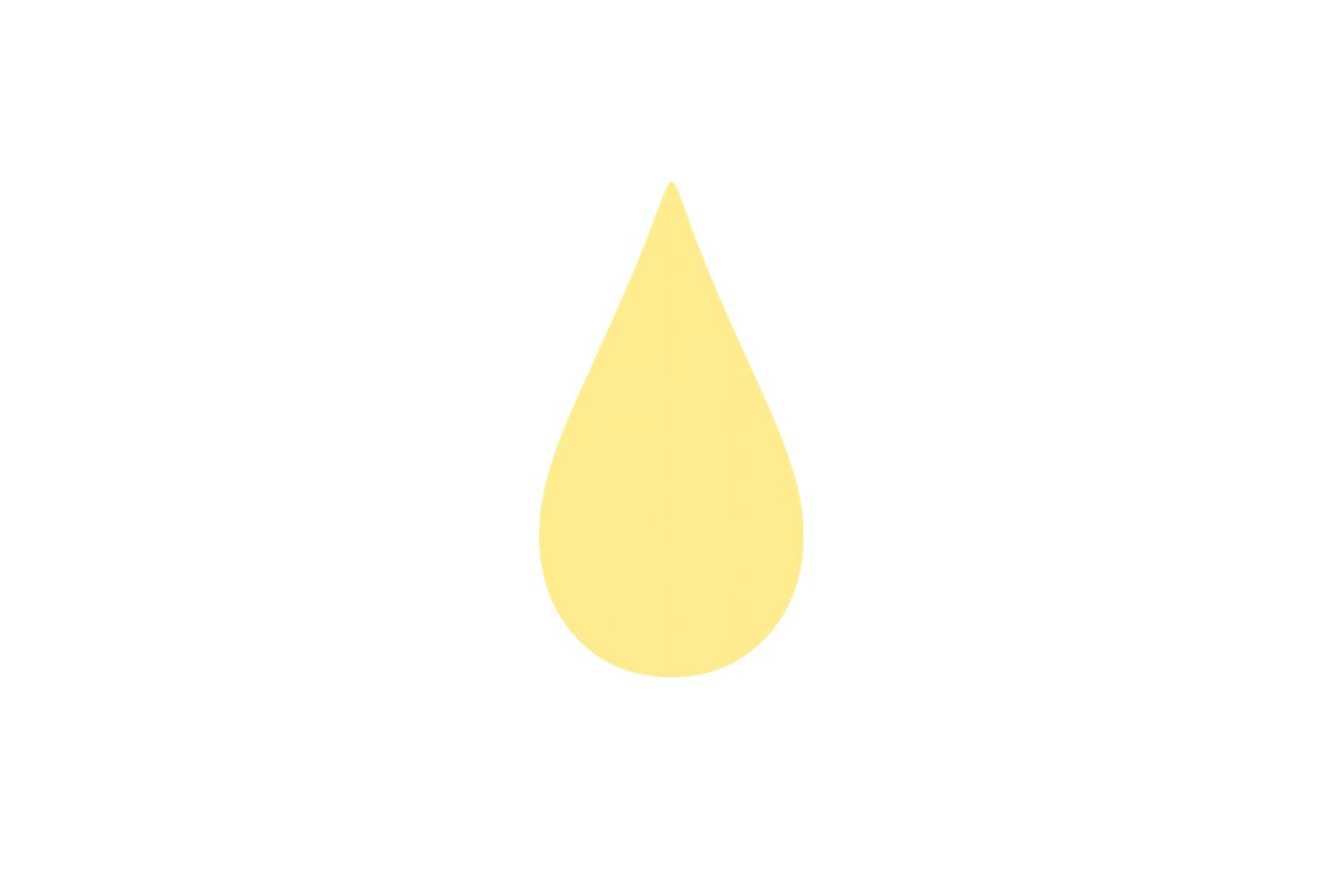 HUMA BALI yellow drop brand symbol