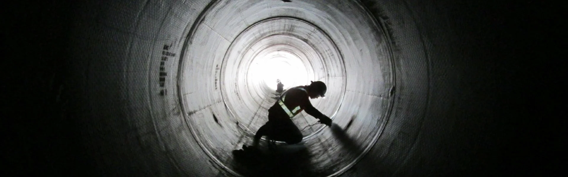 Mechanically anchored HDPE concrete protection system installed in underground infrastructure in Australia