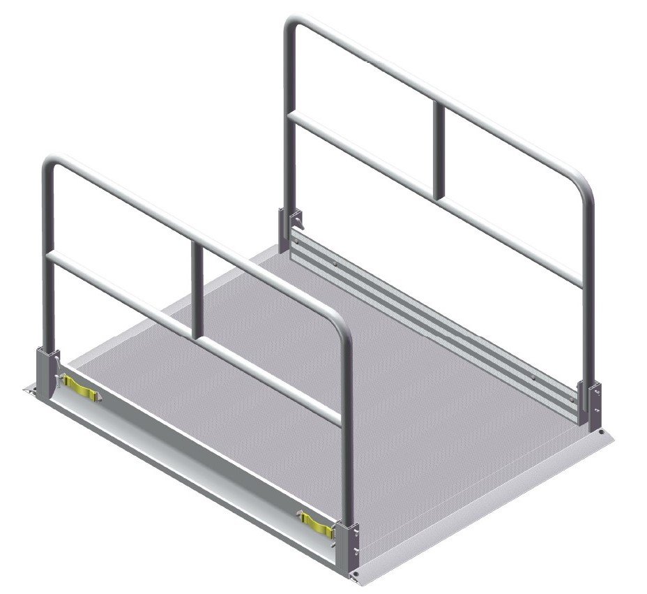 3 m – Aluminium Gångbrygga