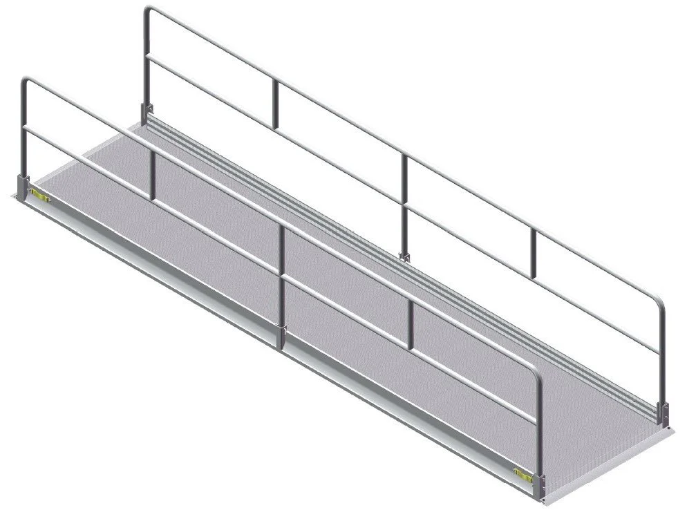 6 m – Aluminium Gångbrygga