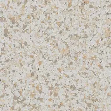 Close-up of a speckled beige and white textured surface, possibly a countertop or flooring.