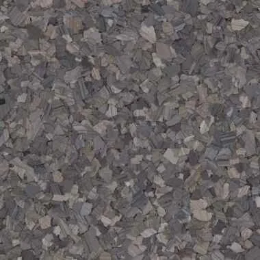 Close-up of small gray and brown gravel stones.