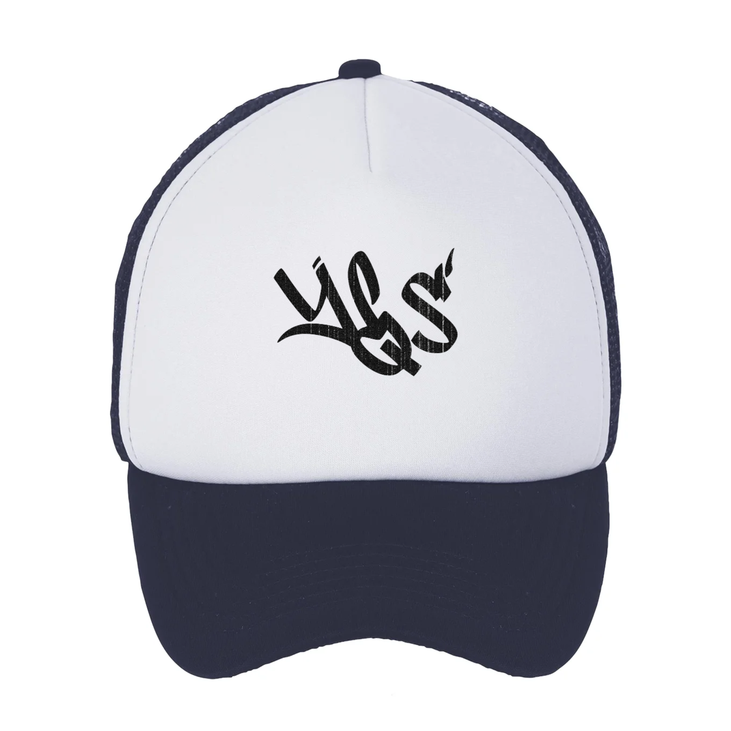 Y&S Beechfield Trucker Cap - Black/White