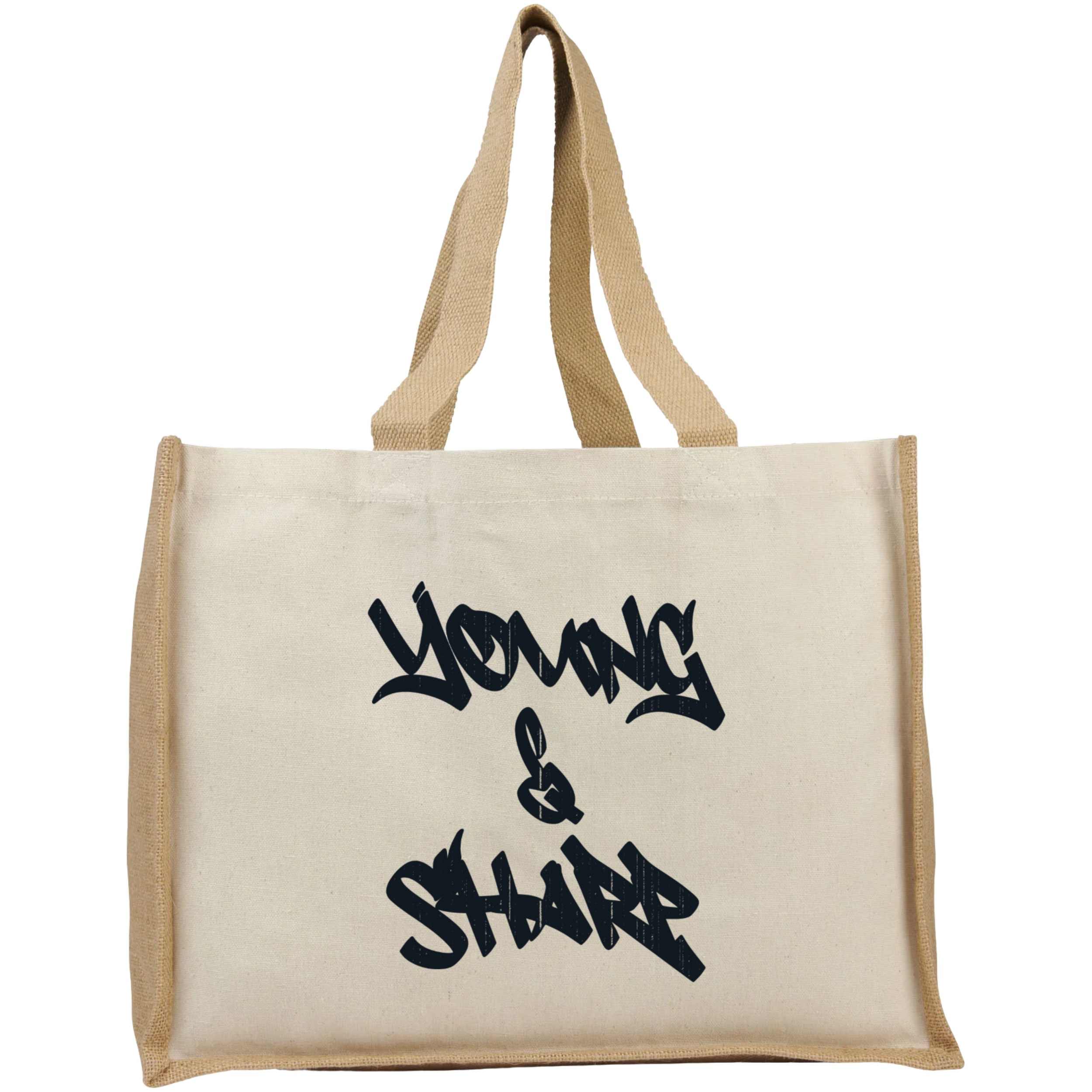 Young & Sharp Branded brown tote
