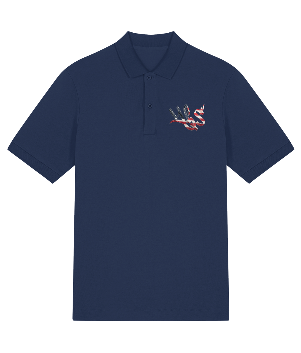 Y&S Stars & Stripes Motif Polo