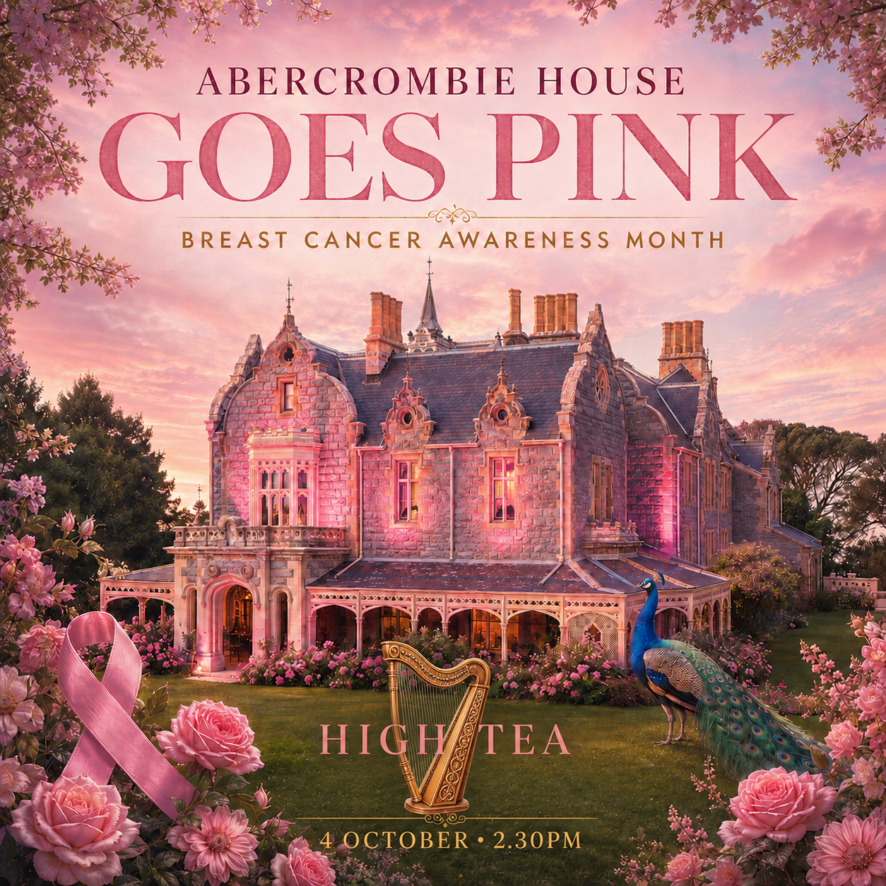 Abercrombie House Pink High Tea