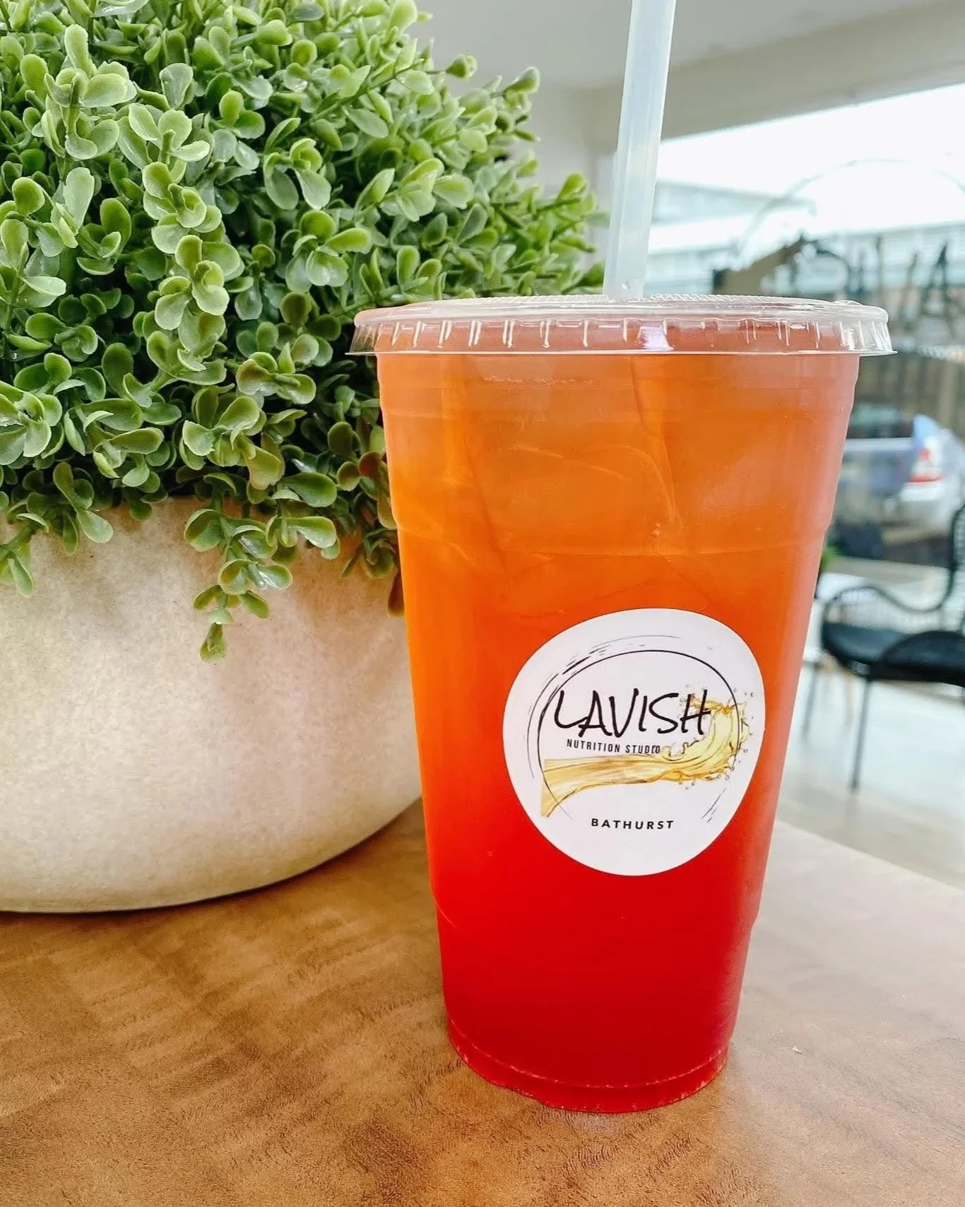 Colourful drink from Lavish Nutrition, Bathurst