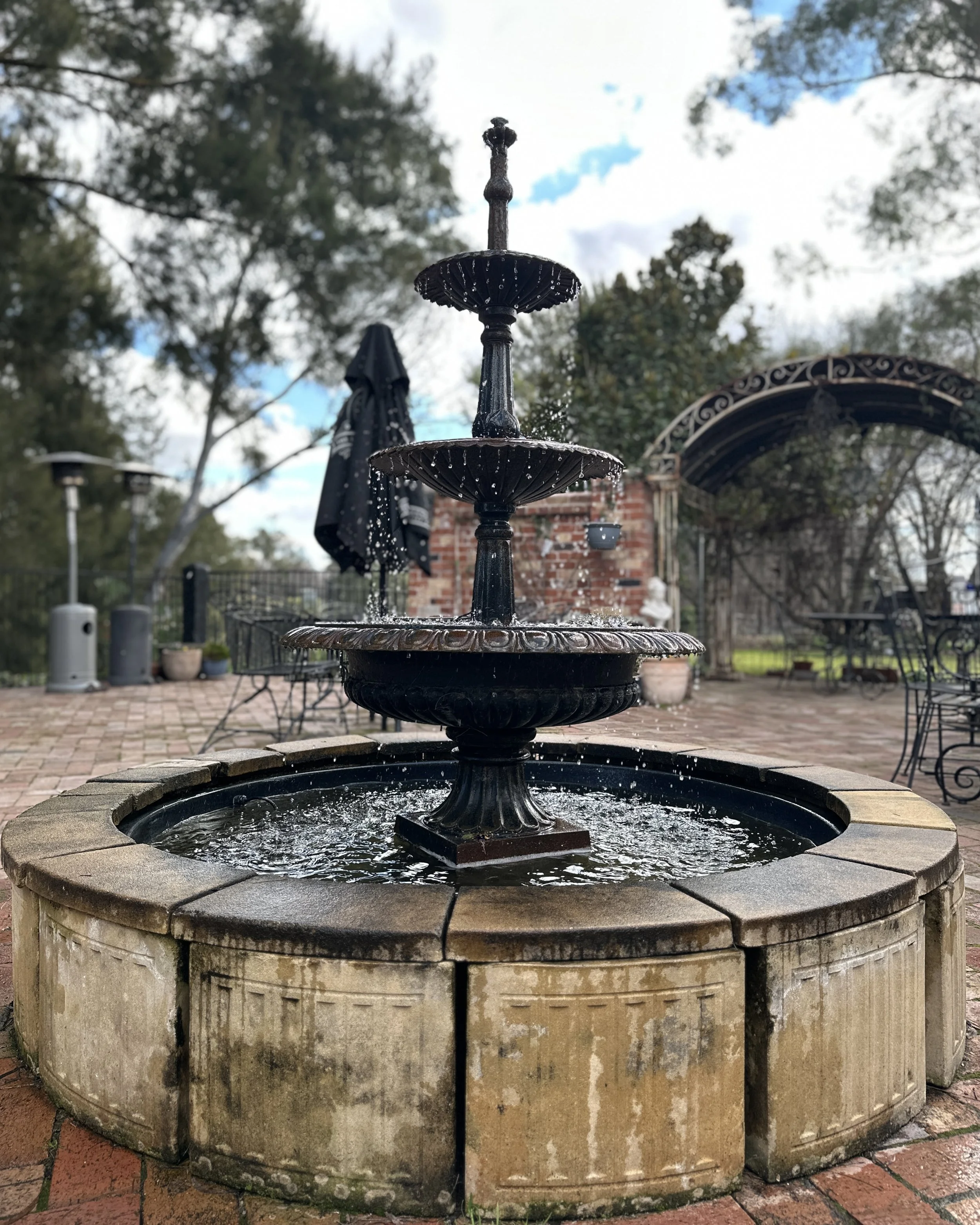 Fountain in the River Cafe, Bathurst
