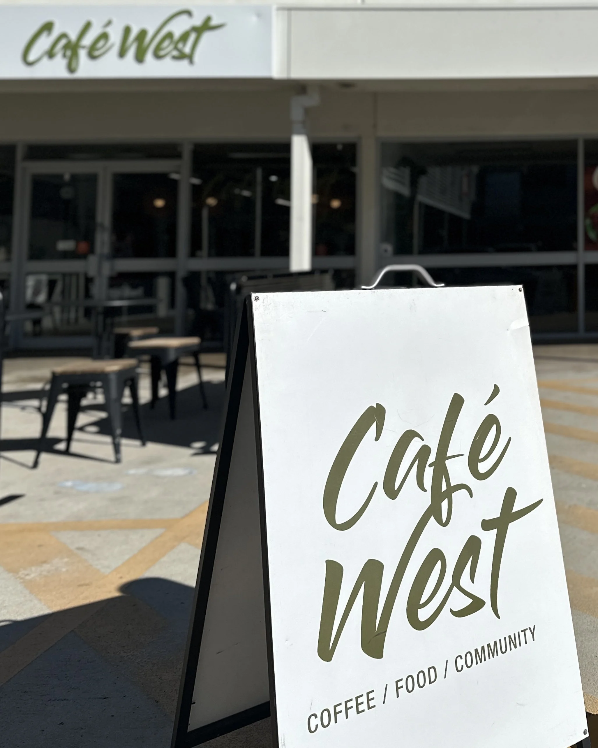 Outside Cafe West Bathurst NSW