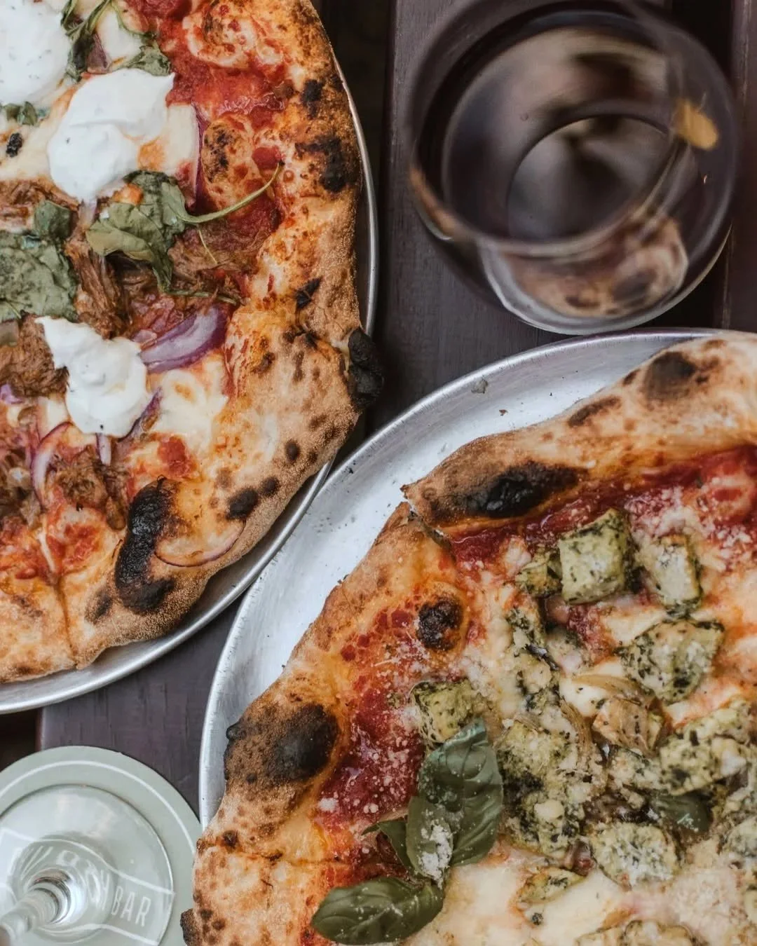 Wood fire pizzas at Church Bar Bathurst NSW