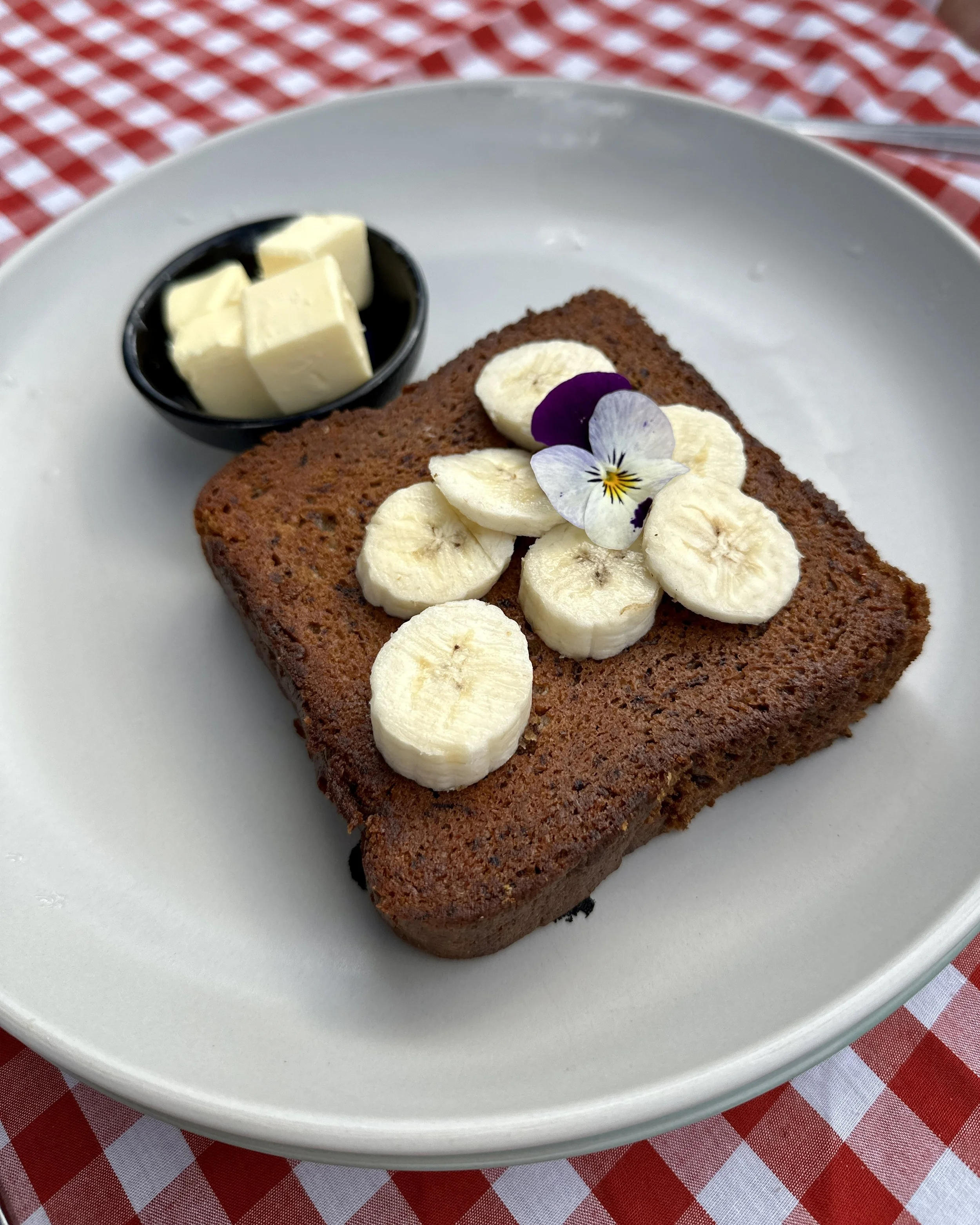 Banana bread at River Cafe, Bathurst