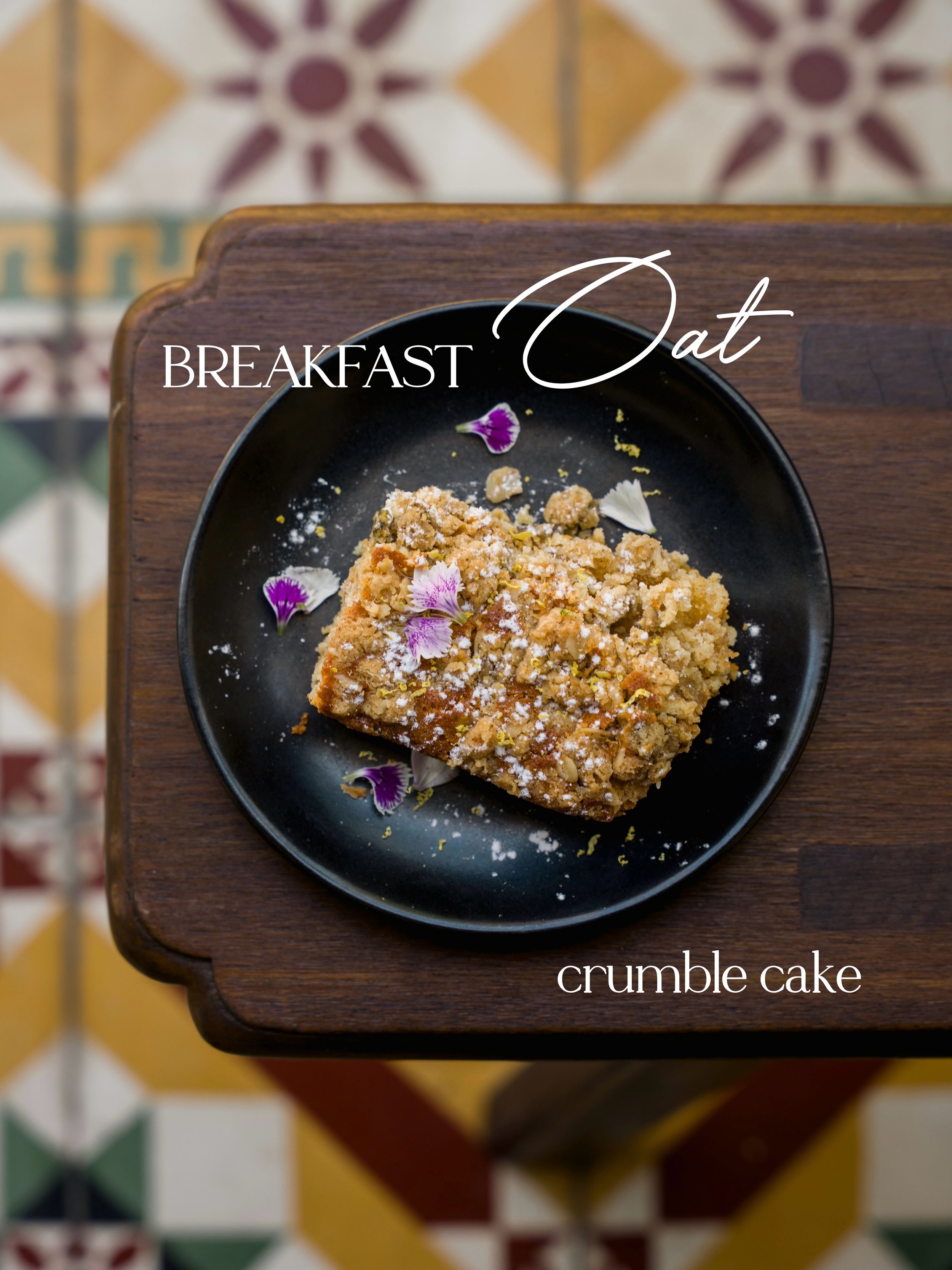The morning, with a little more texture.

Our Breakfast Oat Crumble Cake brings together a moist yogurt cake, pineapple, and toasted oat crumble &mdash; finished with the kind of detail that makes a simple morning feel considered.

Baked here at Swee