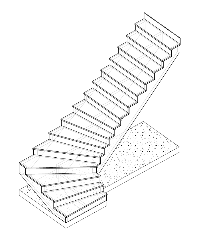 Eine Treppe ist nicht an der Tagesordnung, aber macht Spaß zu bauen!