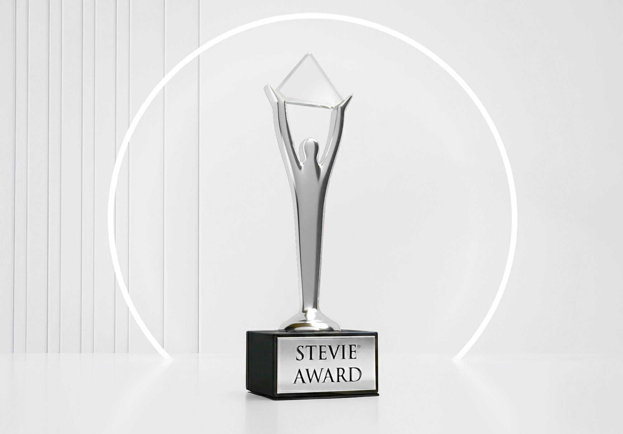 2021 Silver Stevie Award trophy
