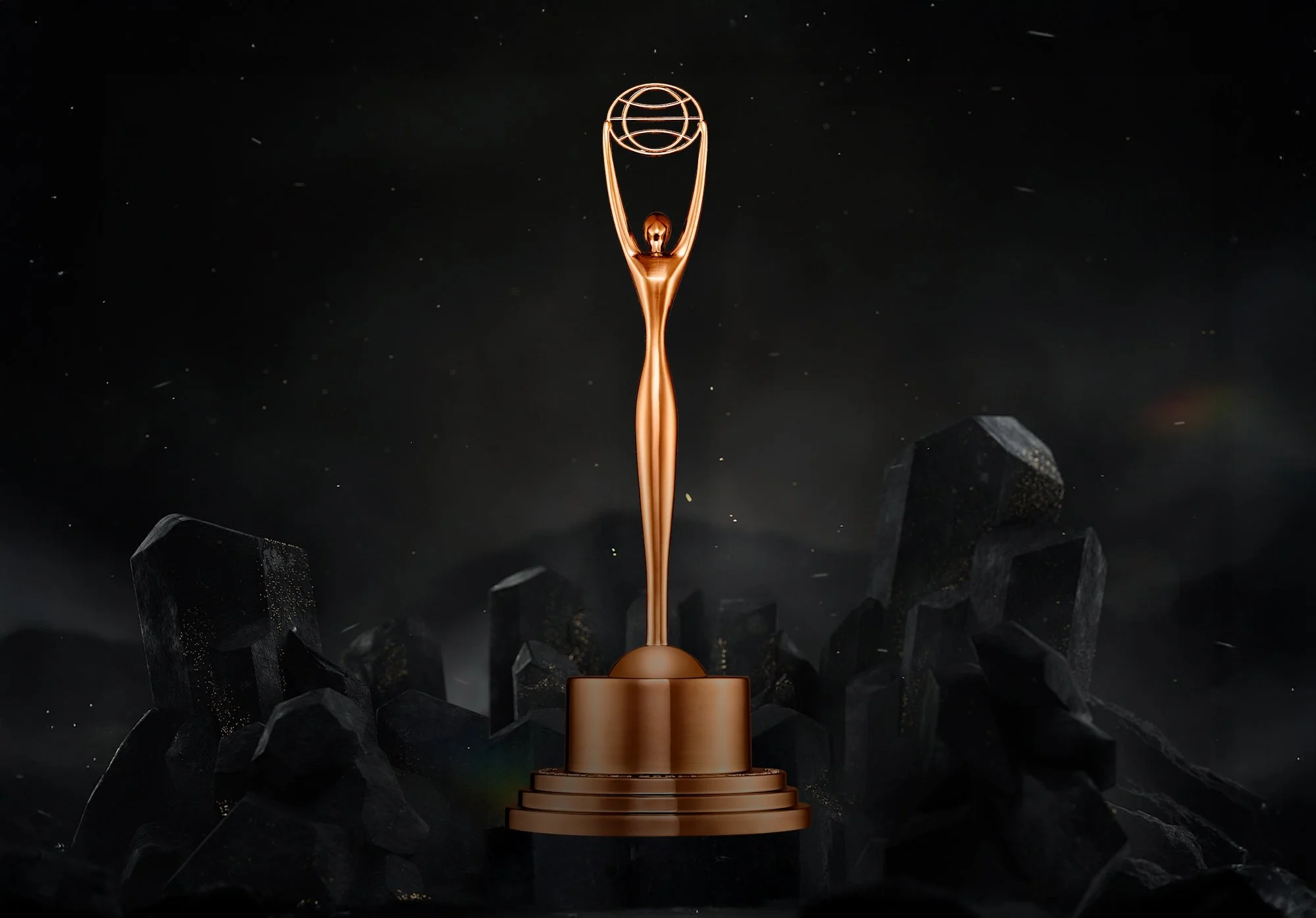 2024 Bronze Clio award trophy