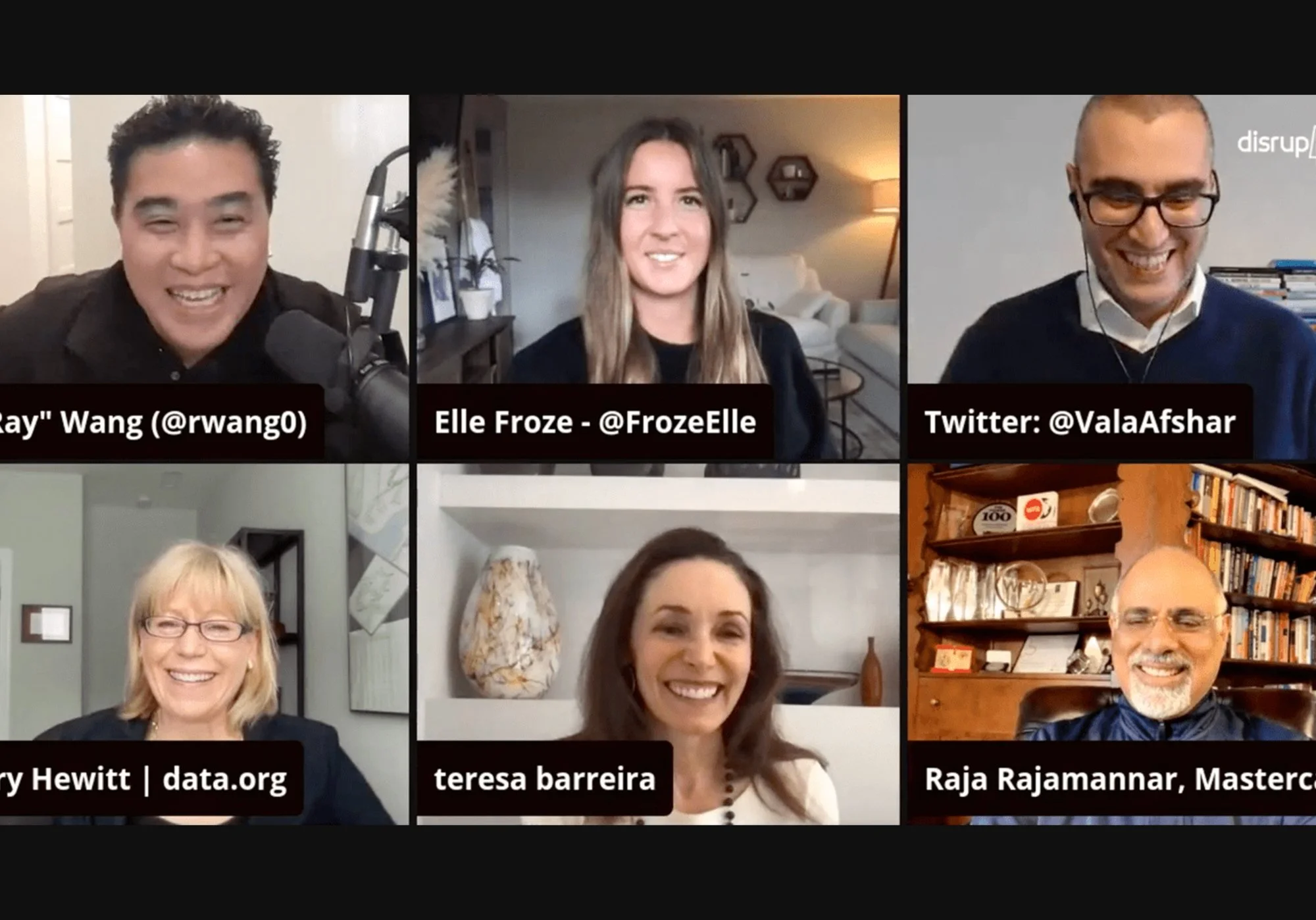 Teresa Barreira participating in a DisrupTV panel discussion on marketing leadership and transformation