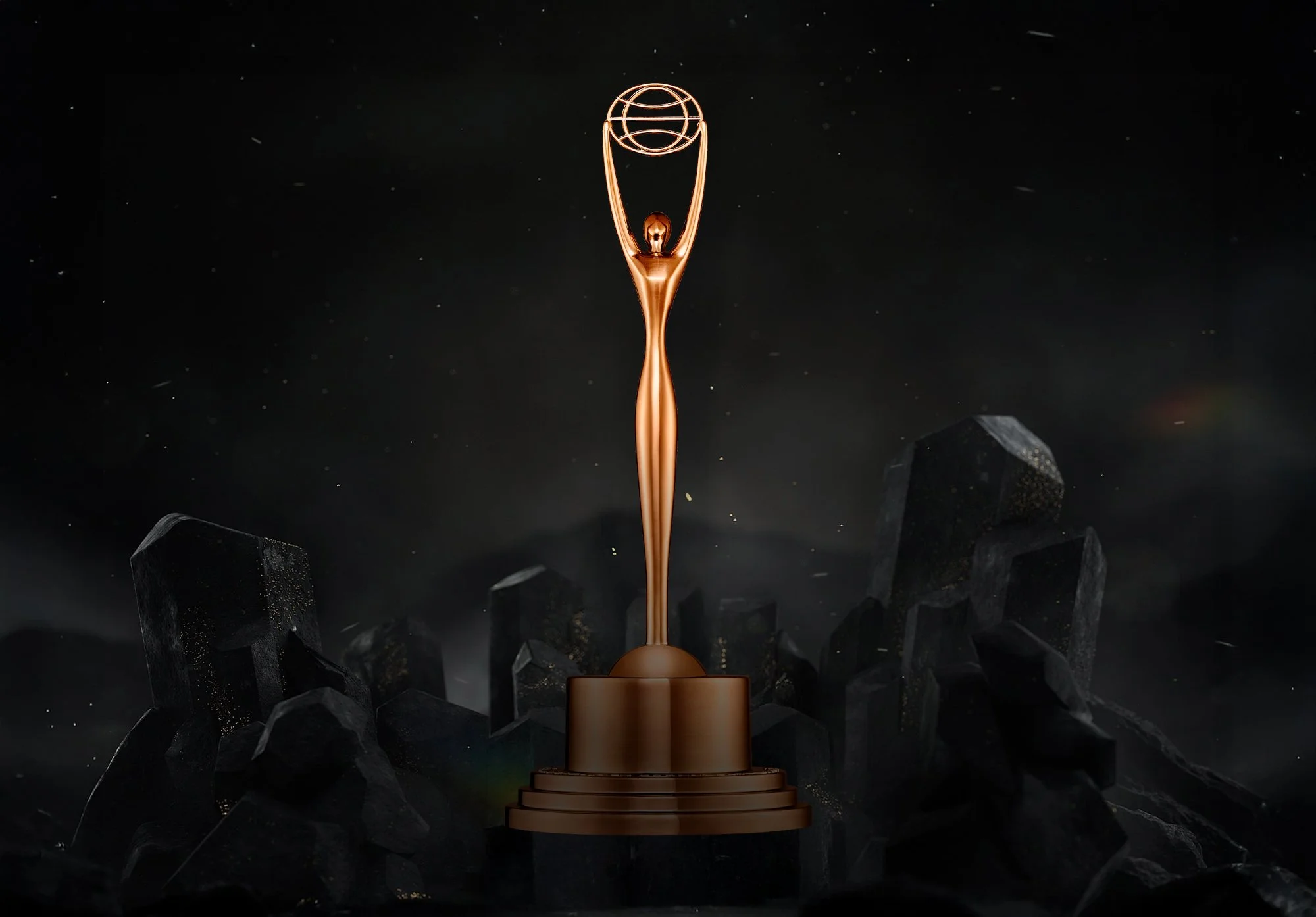 2024 Bronze Clio award trophy