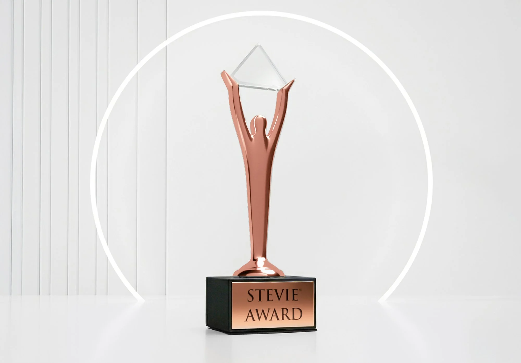 2021 Bronze Stevie Award trophy