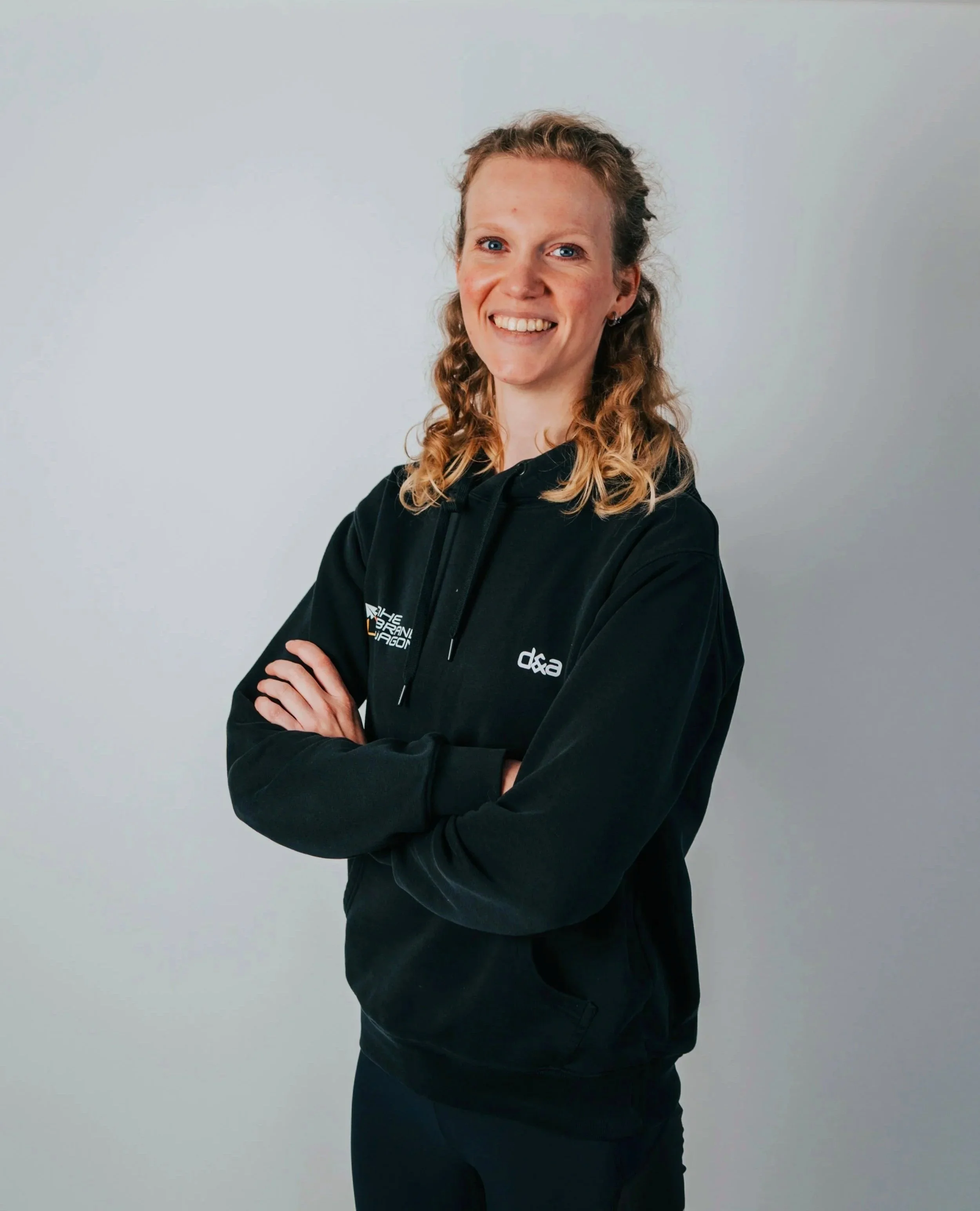 Portretfoto van Inge Smallegange, video analist bij Team The Brandwagon.