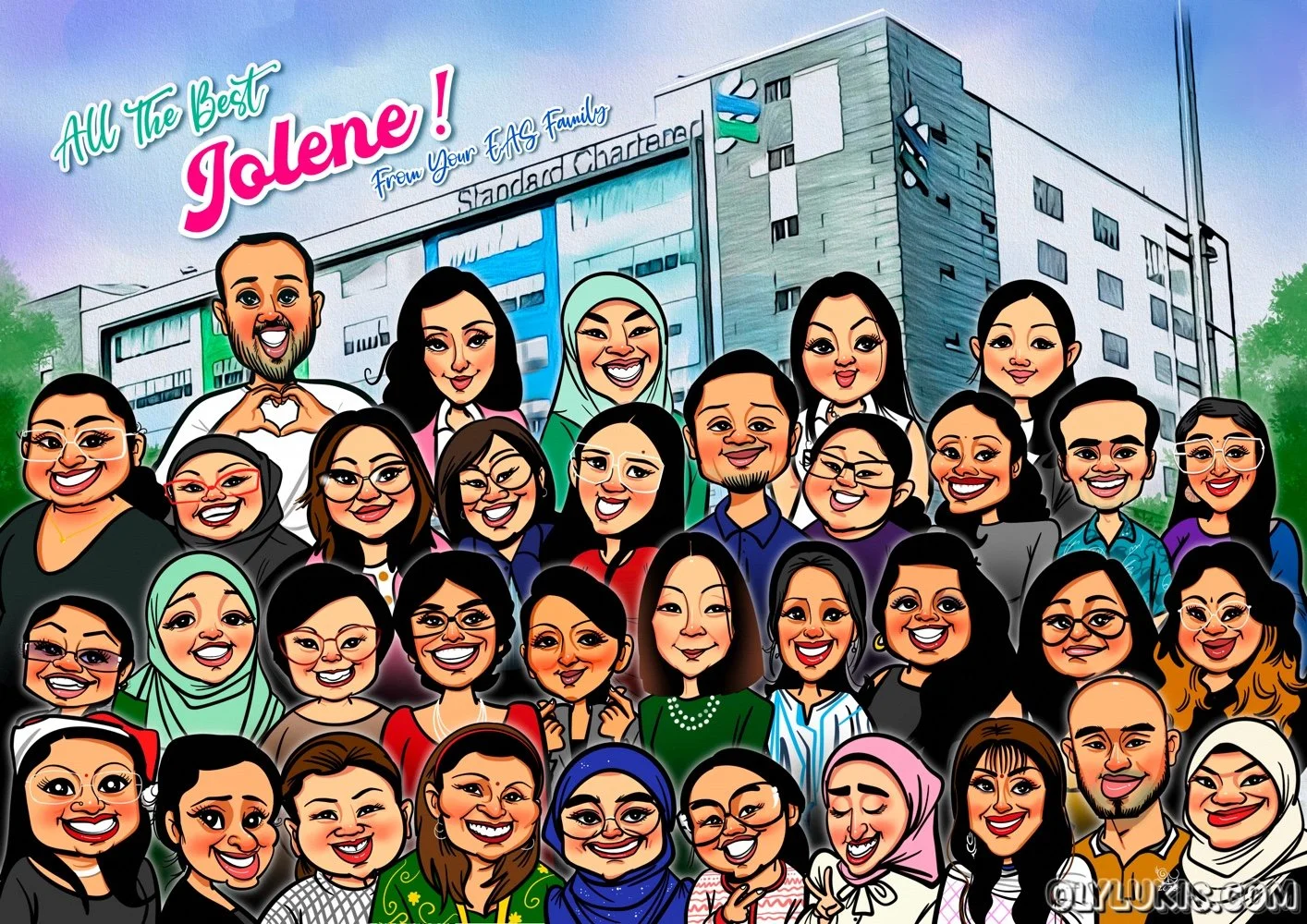 GROUP CARICATURE