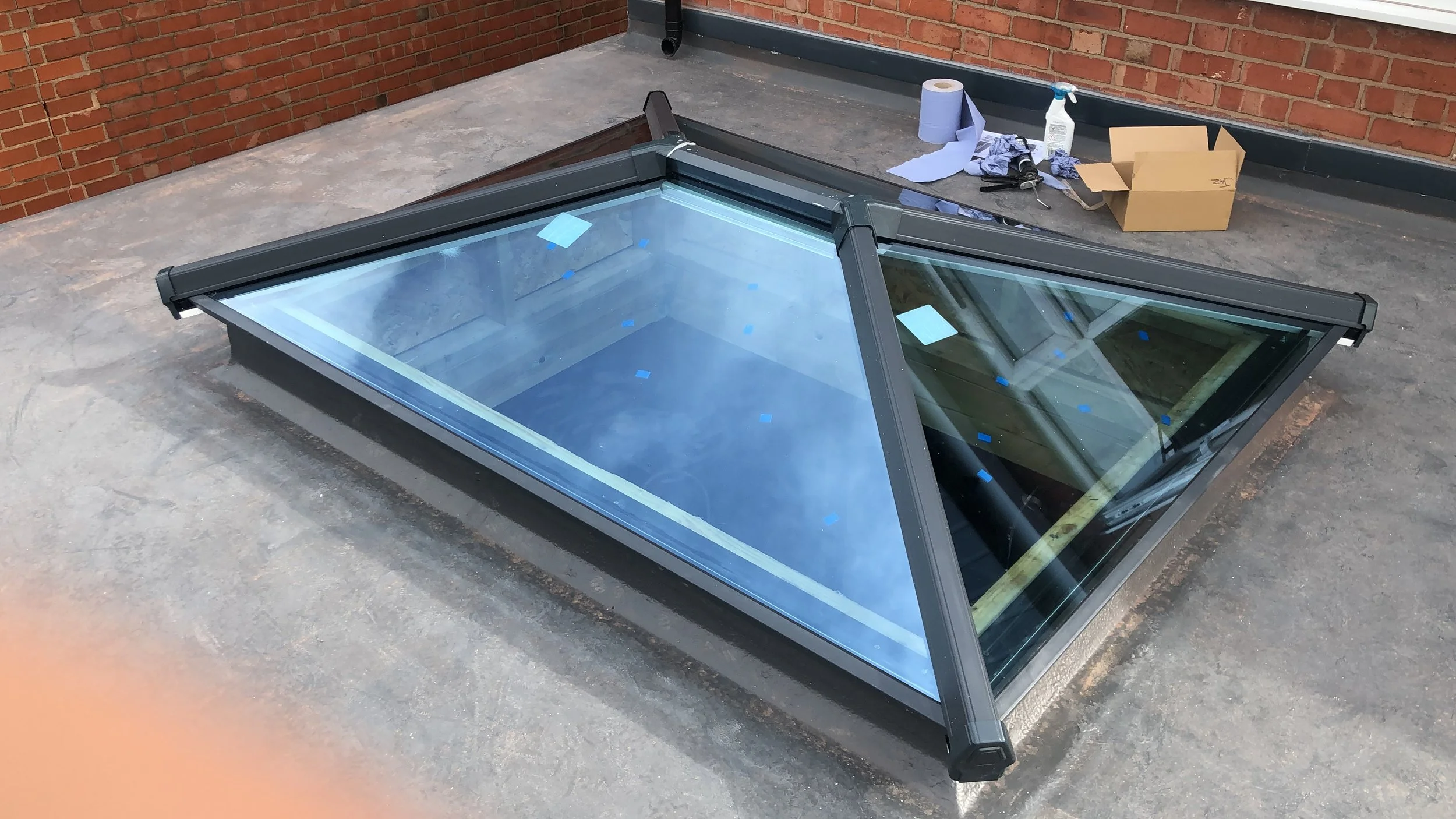 GRP Warm Deck Flat Roof & Roof Lantern | Vinecote Road, Coventry