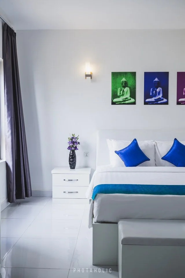 Let Chandra Interiors help you find the best bedroom color combo.