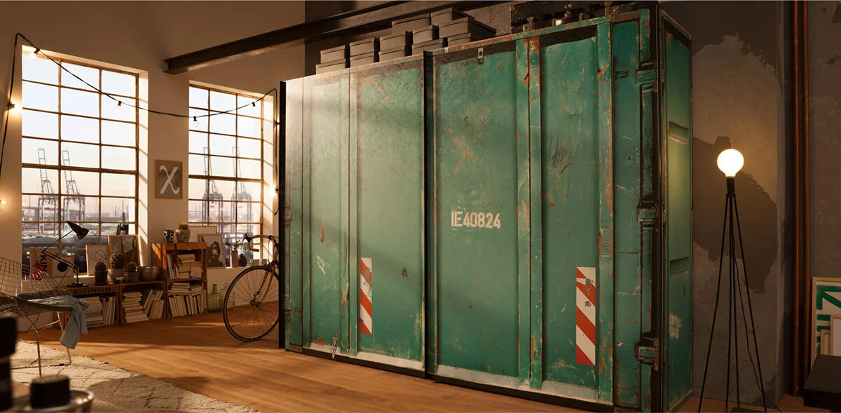 Chandra Interiors & Deline - "CARGO" Modular Wardrobe