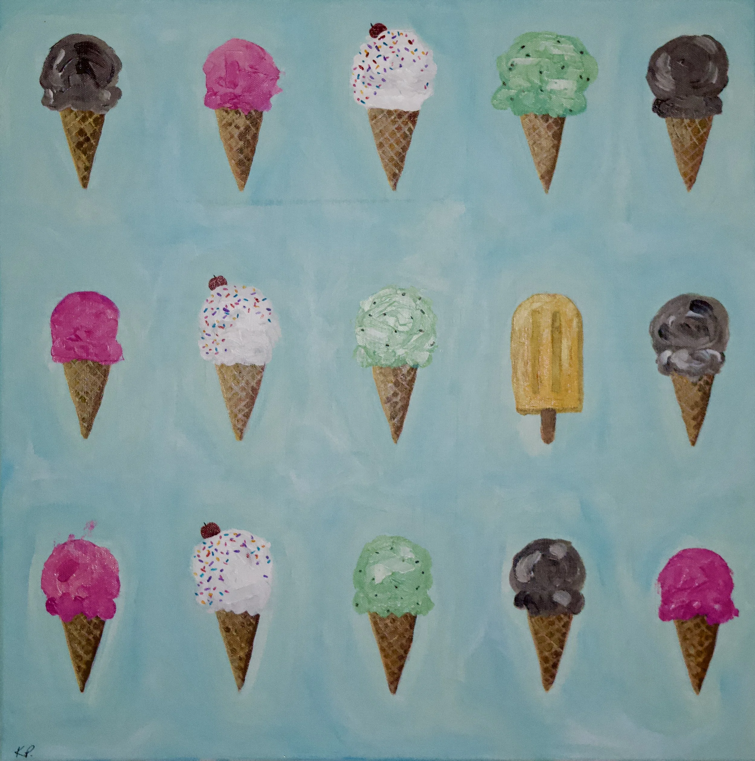 Colorful Ice Creams
