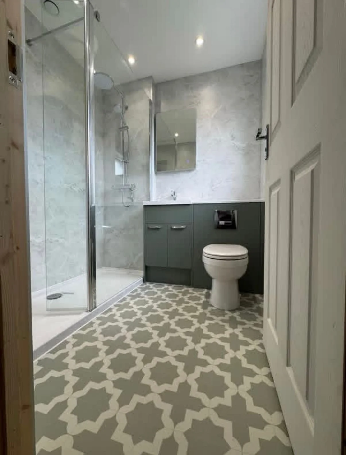 classy with a modern twist! Bathroom instillation completed by Holland & Holland Services. 