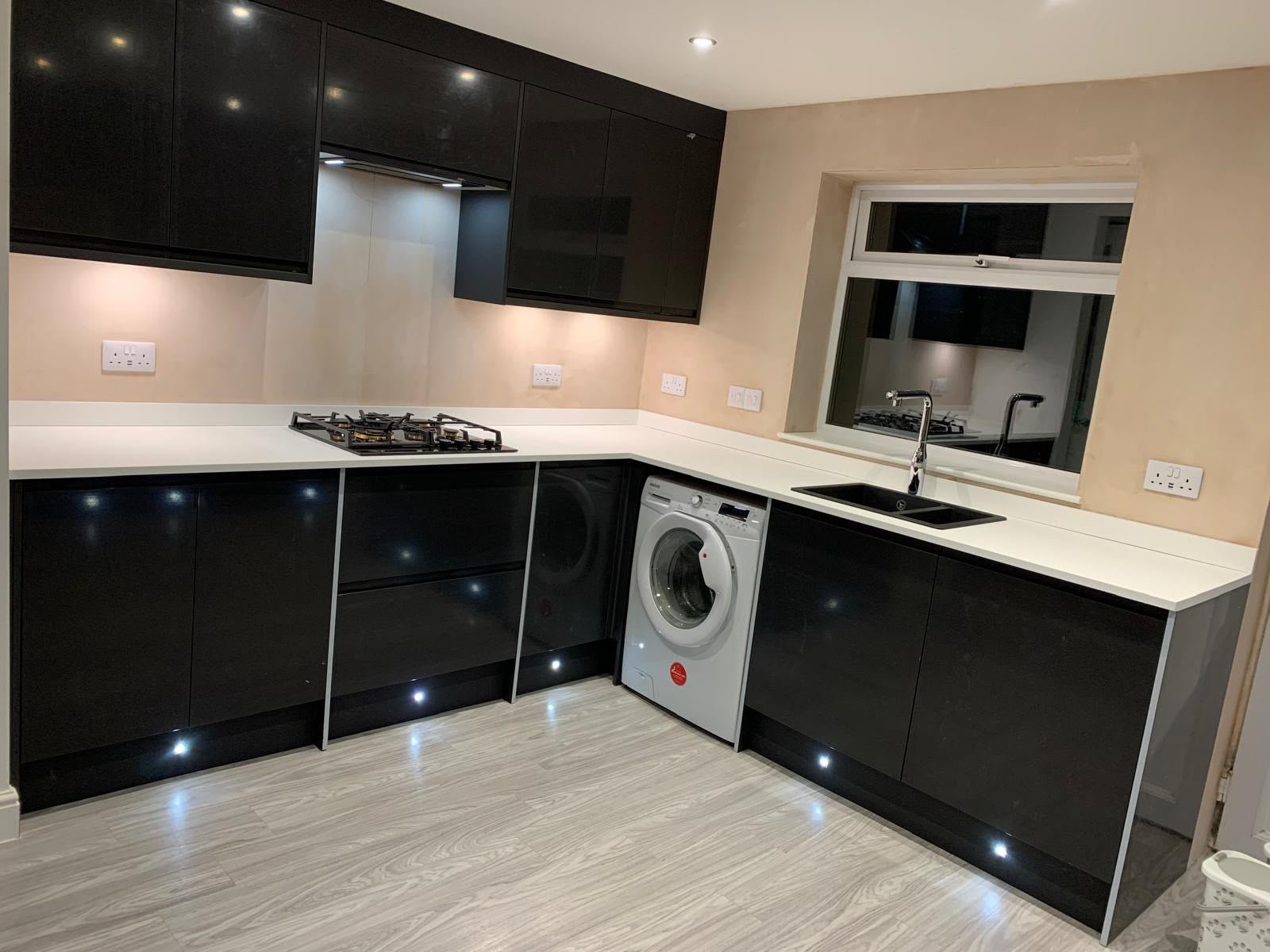 Modern Style kitchen instillation completed in Stowmarket 