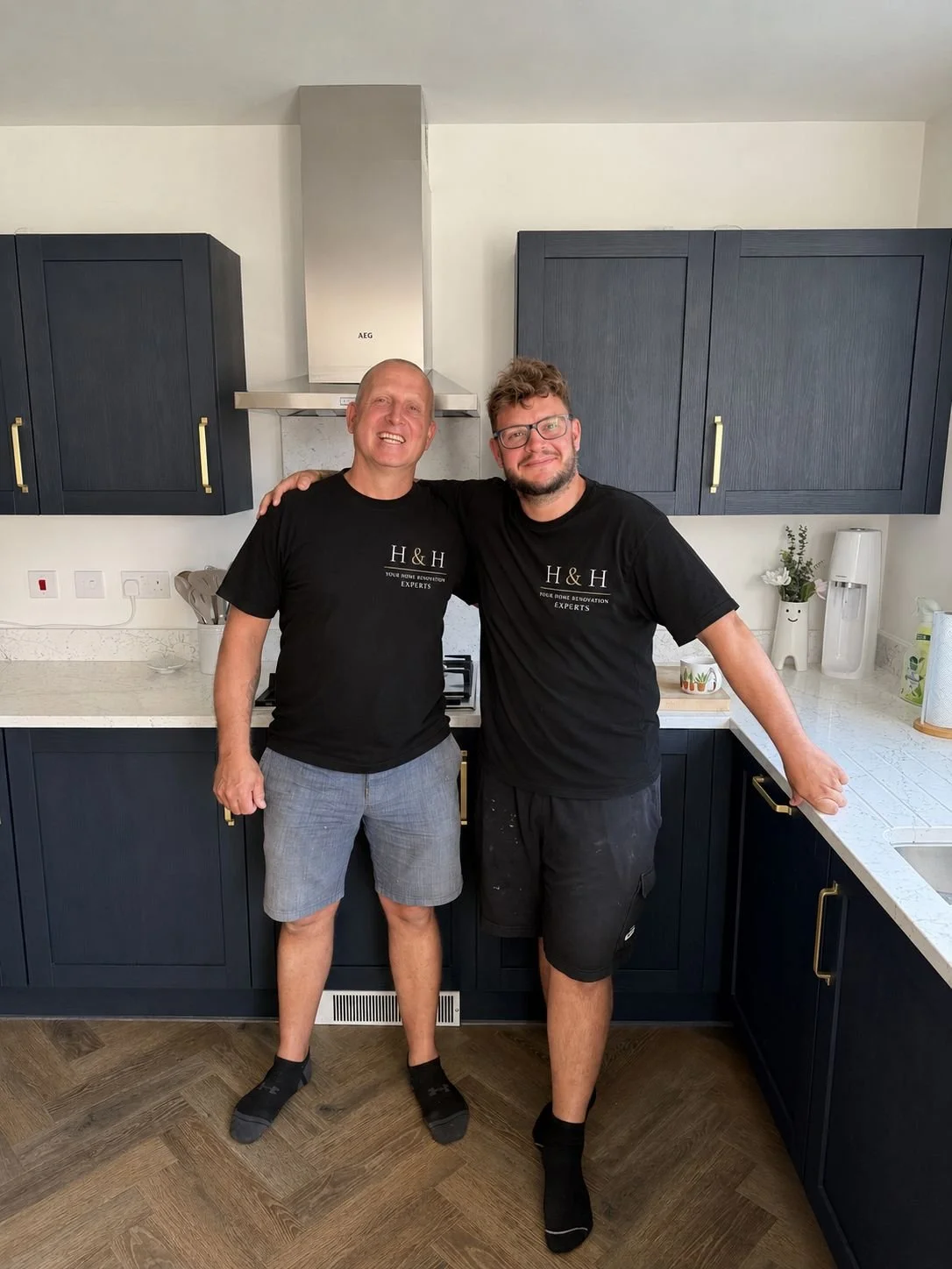 Meet the team! Jamie & Andy are the face and founders of Holland & Holland Services! We have over 50 years experience within the plumbing, heating and building industry, we offer home renovations from internal to external landscaping! Check us out!