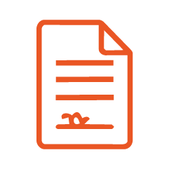 Contract signed icon