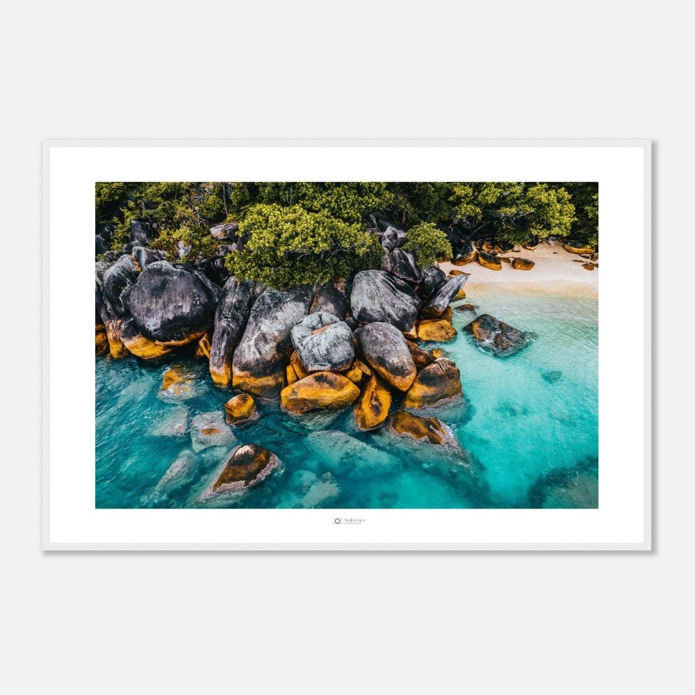 Rocky point on Nudey Beach - Cairns, QLD