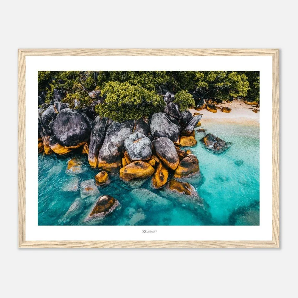 Rocky point on Nudey Beach - Cairns, QLD