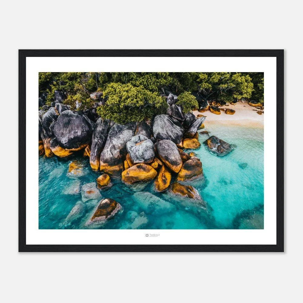 Rocky point on Nudey Beach - Cairns, QLD