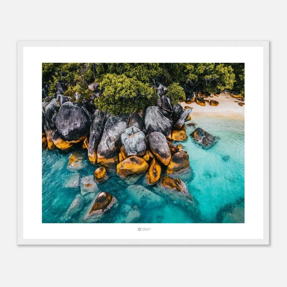 Rocky point on Nudey Beach - Cairns, QLD